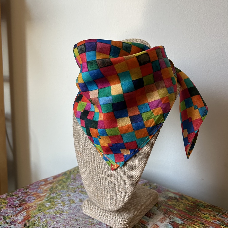 Colorful Checkered Scarf