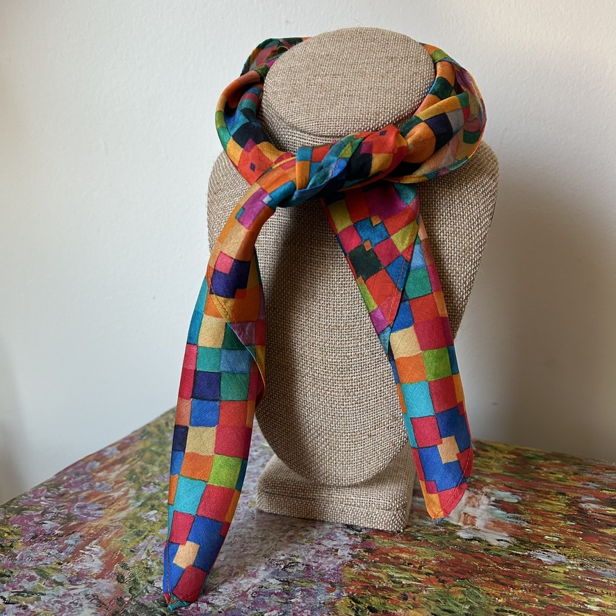 Colorful Checkered Scarf