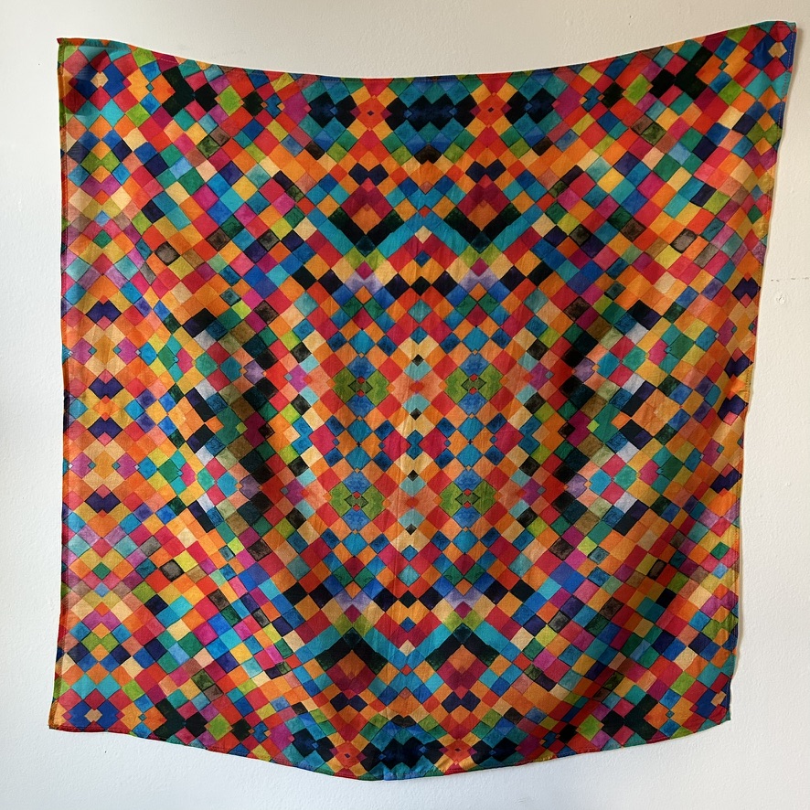 Colorful Checkered Scarf