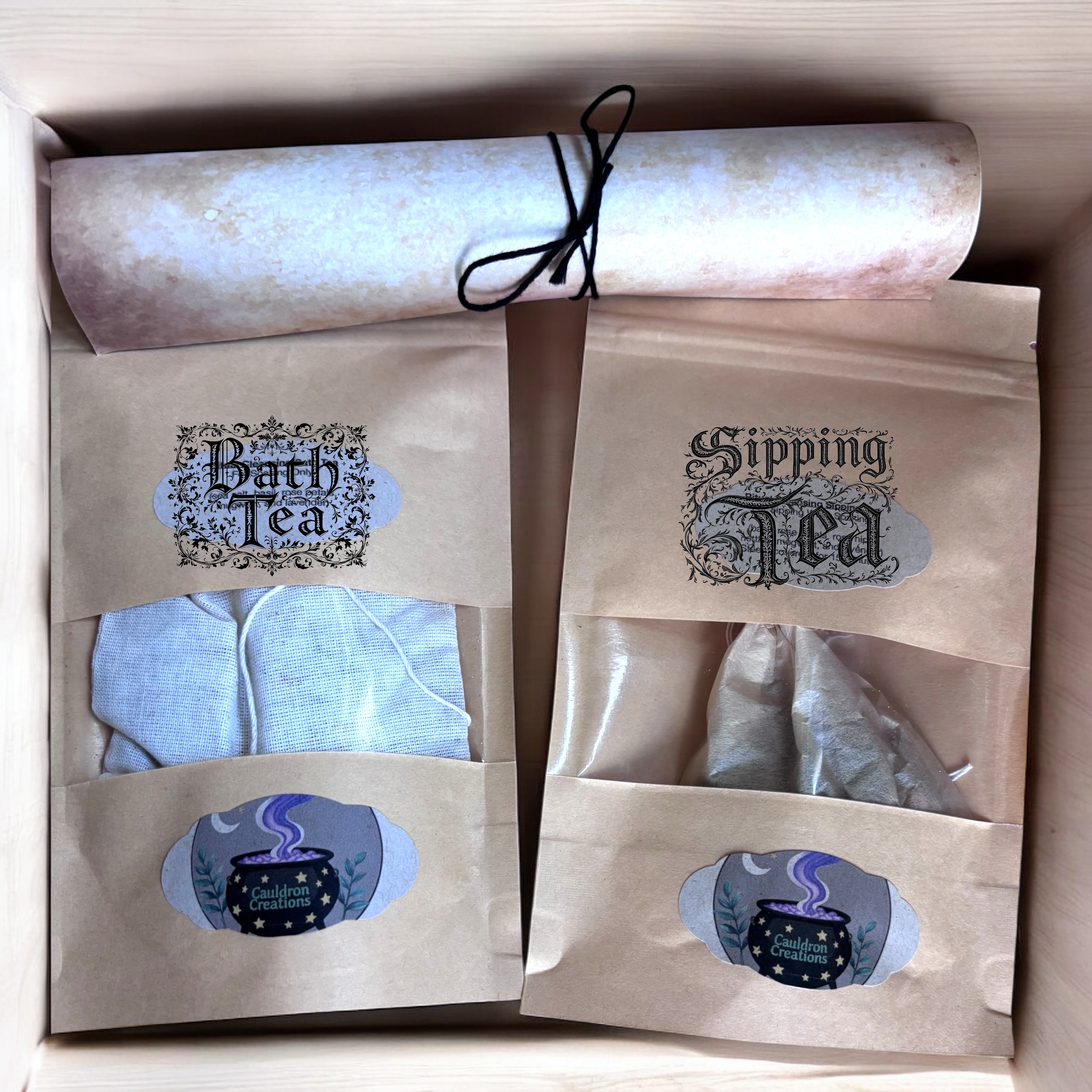 Begin A-New (Moon) Bath and Sipping Tea