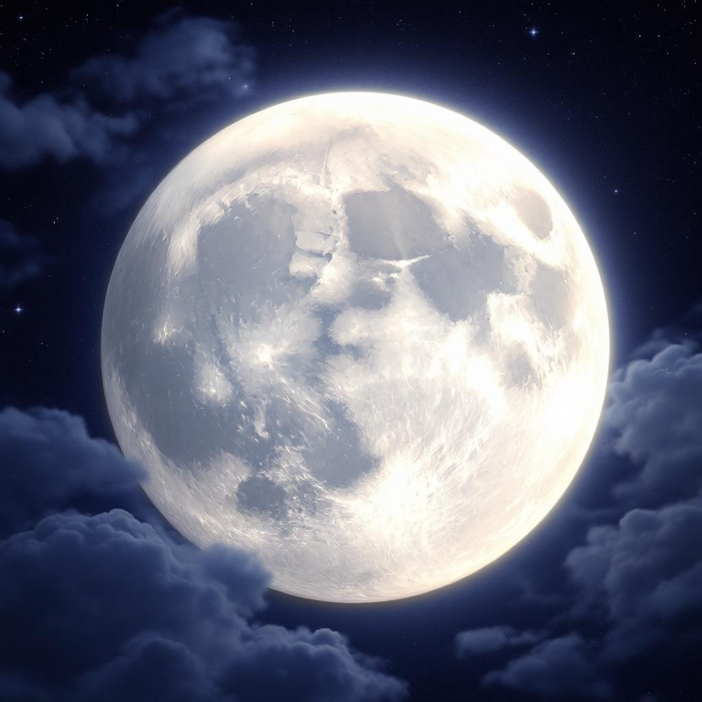 Full Moon So Bright Bath and Sipping Tea