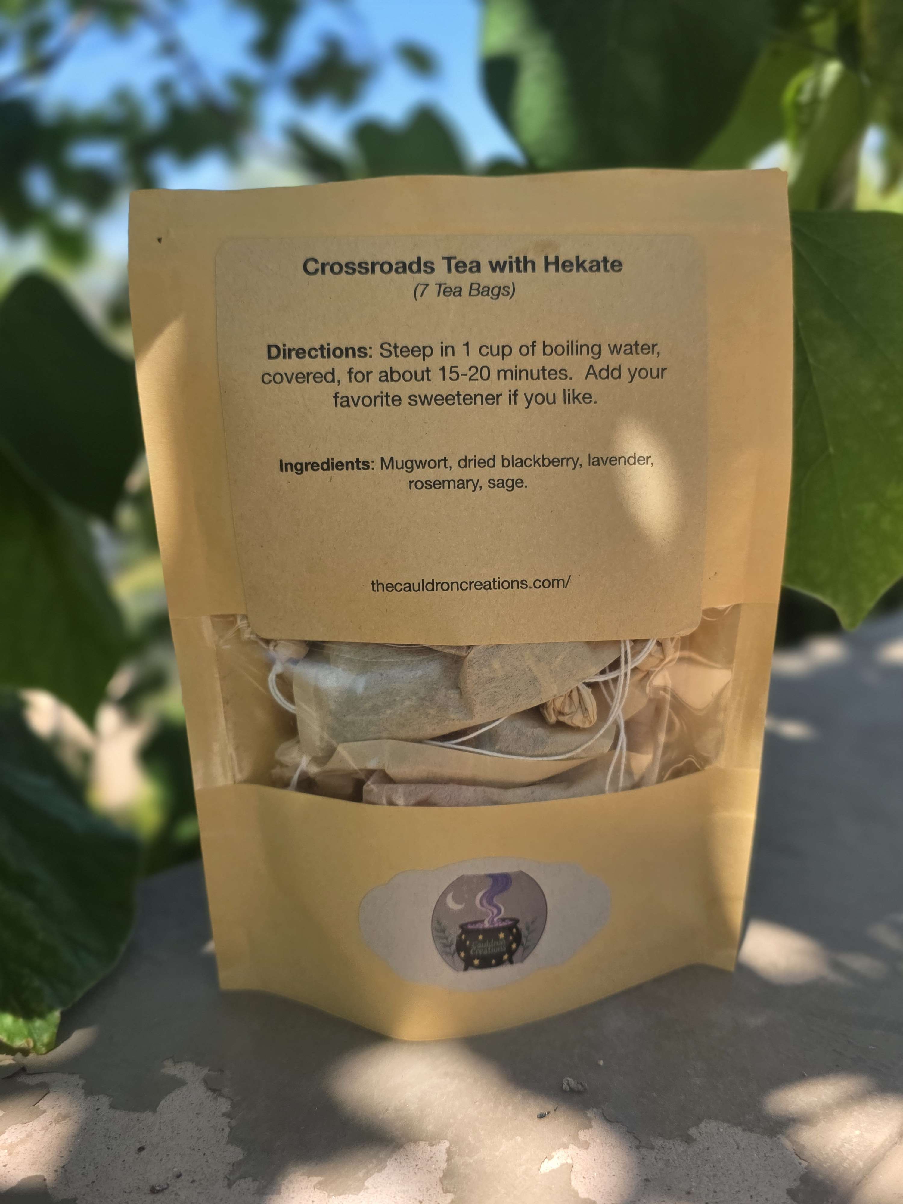 Crossroads Tea with Hekate (single bag or pack of 7)