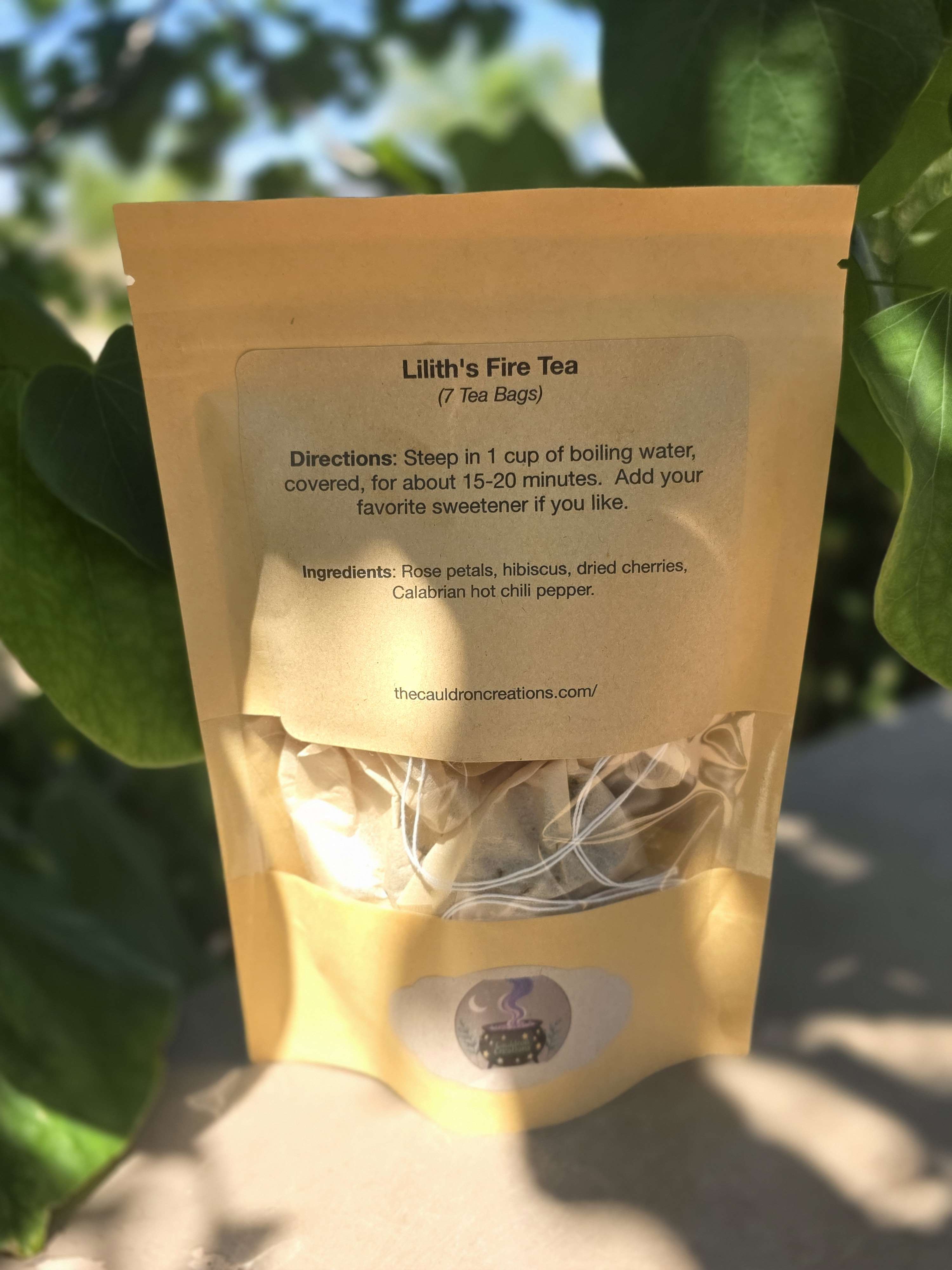 Lilith's Fire Tea (single bag or pack of 7)