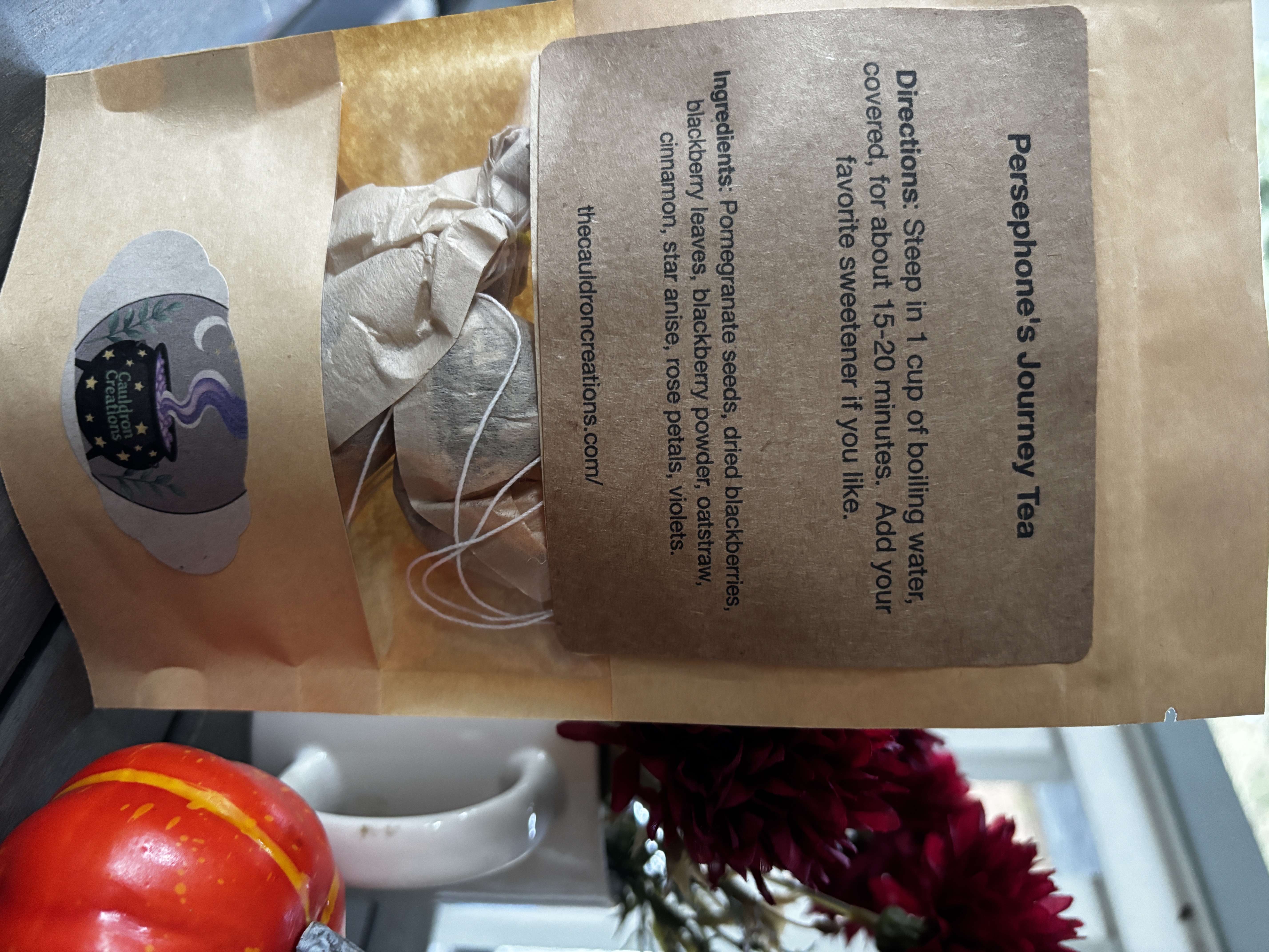 Persephone's Journey Tea (single bag or pack of 7)