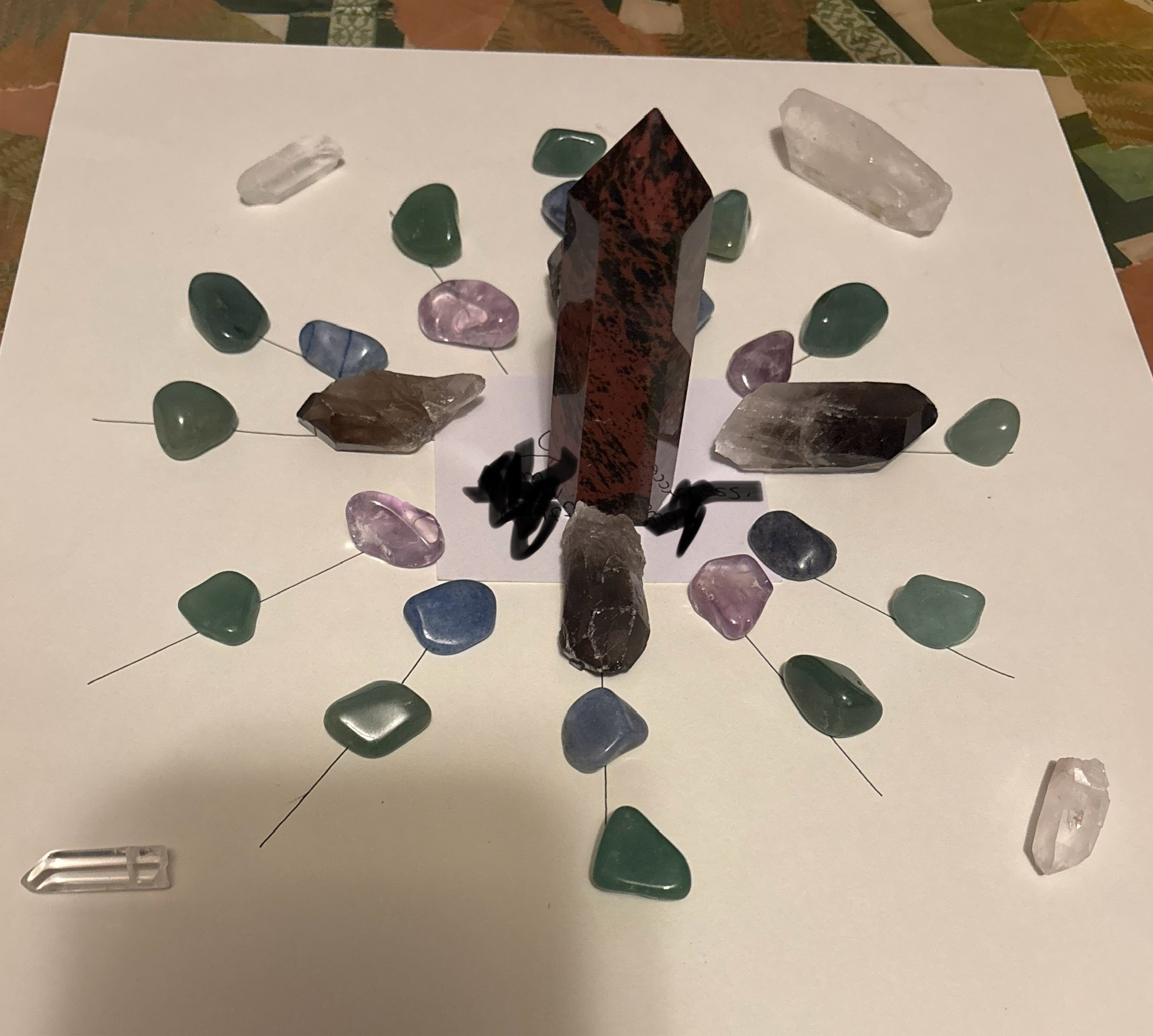 Healing Crystal Grid and Ritual Service