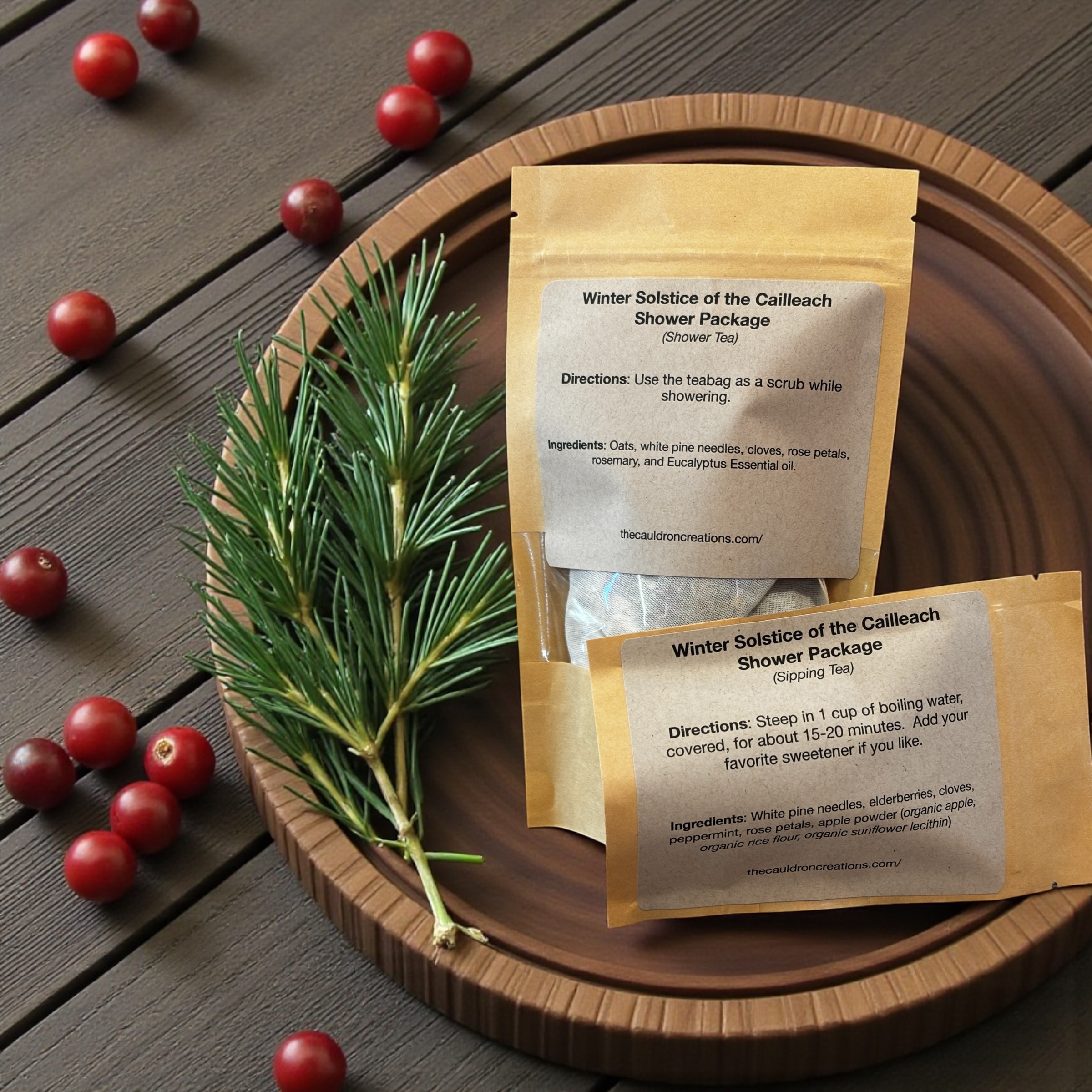 Winter Solstice of the Cailleach Shower and Sipping Tea