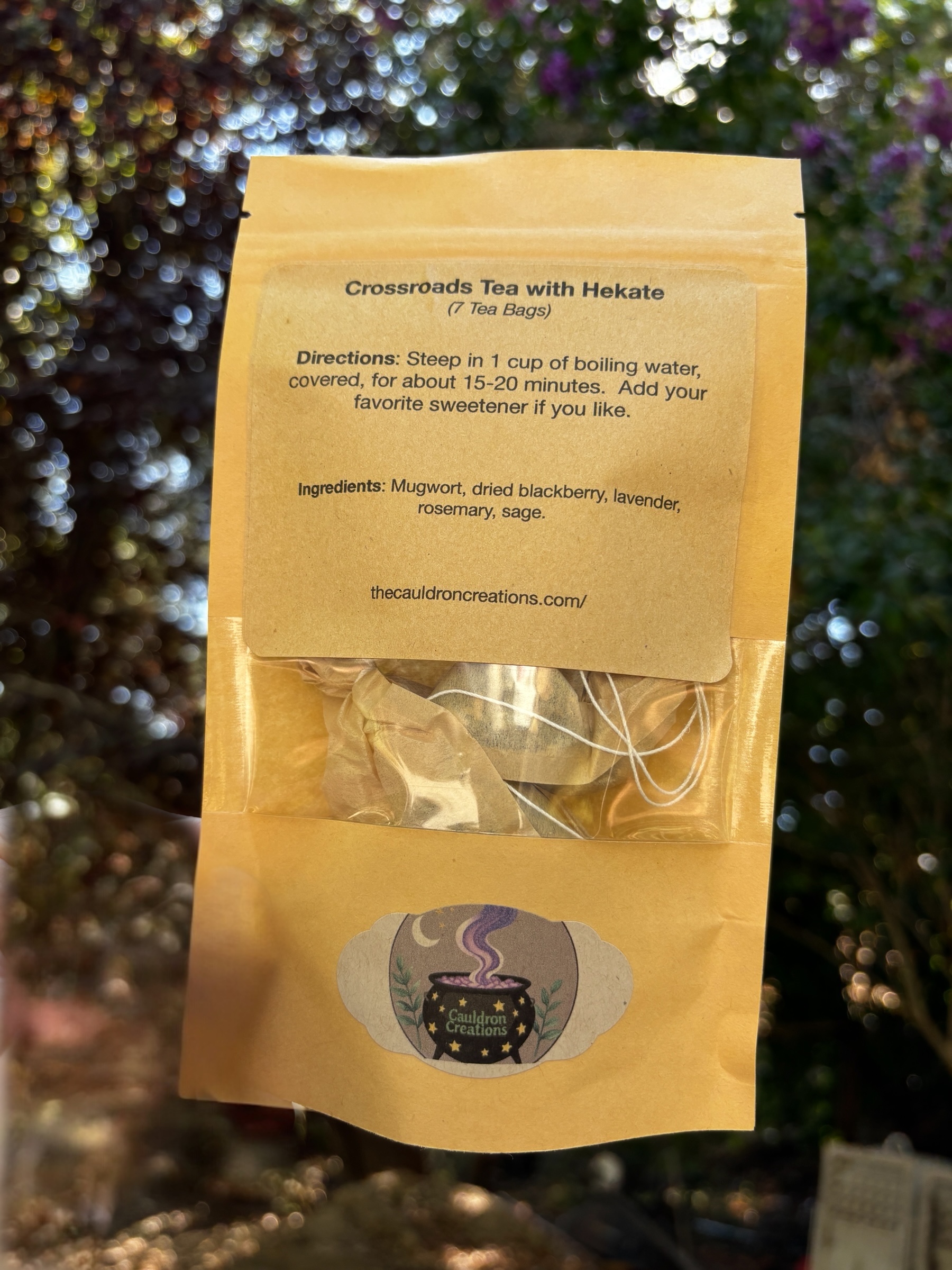Crossroads Tea with Hekate (single bag or pack of 7)
