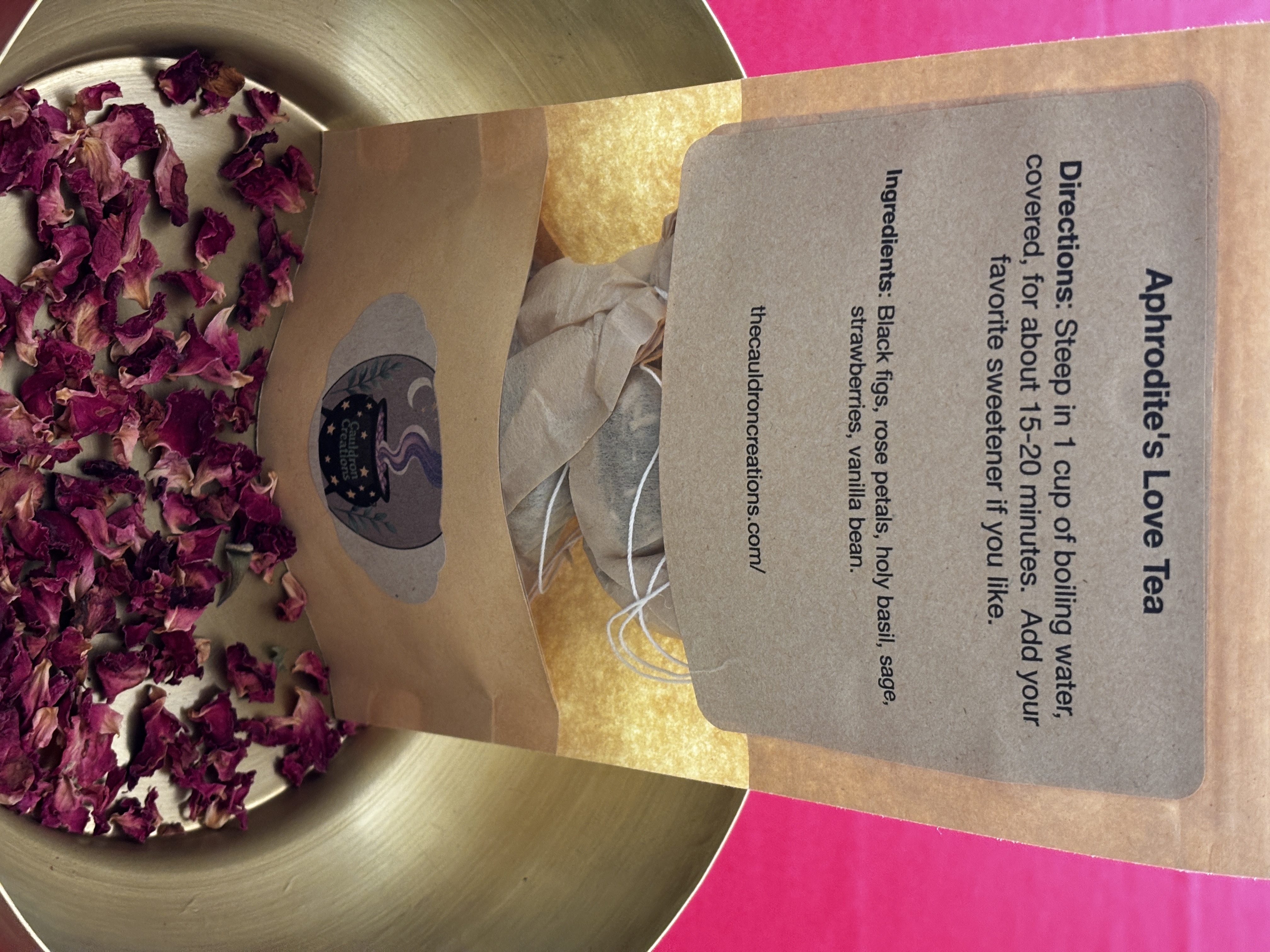 Aphrodite's Love Tea (single bag or pack of 7)