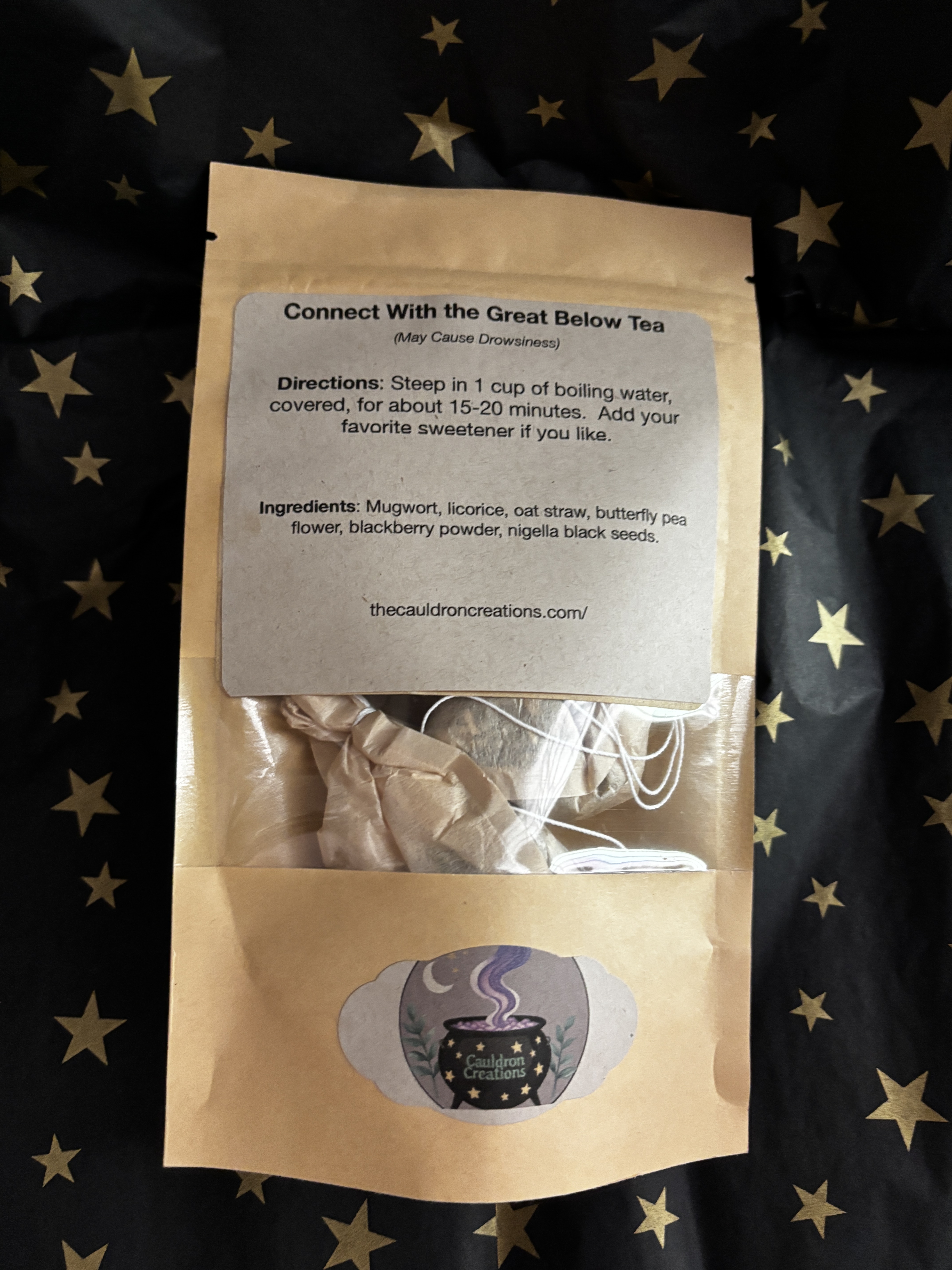 Connect With The Great Below (single bag or pack of 7)