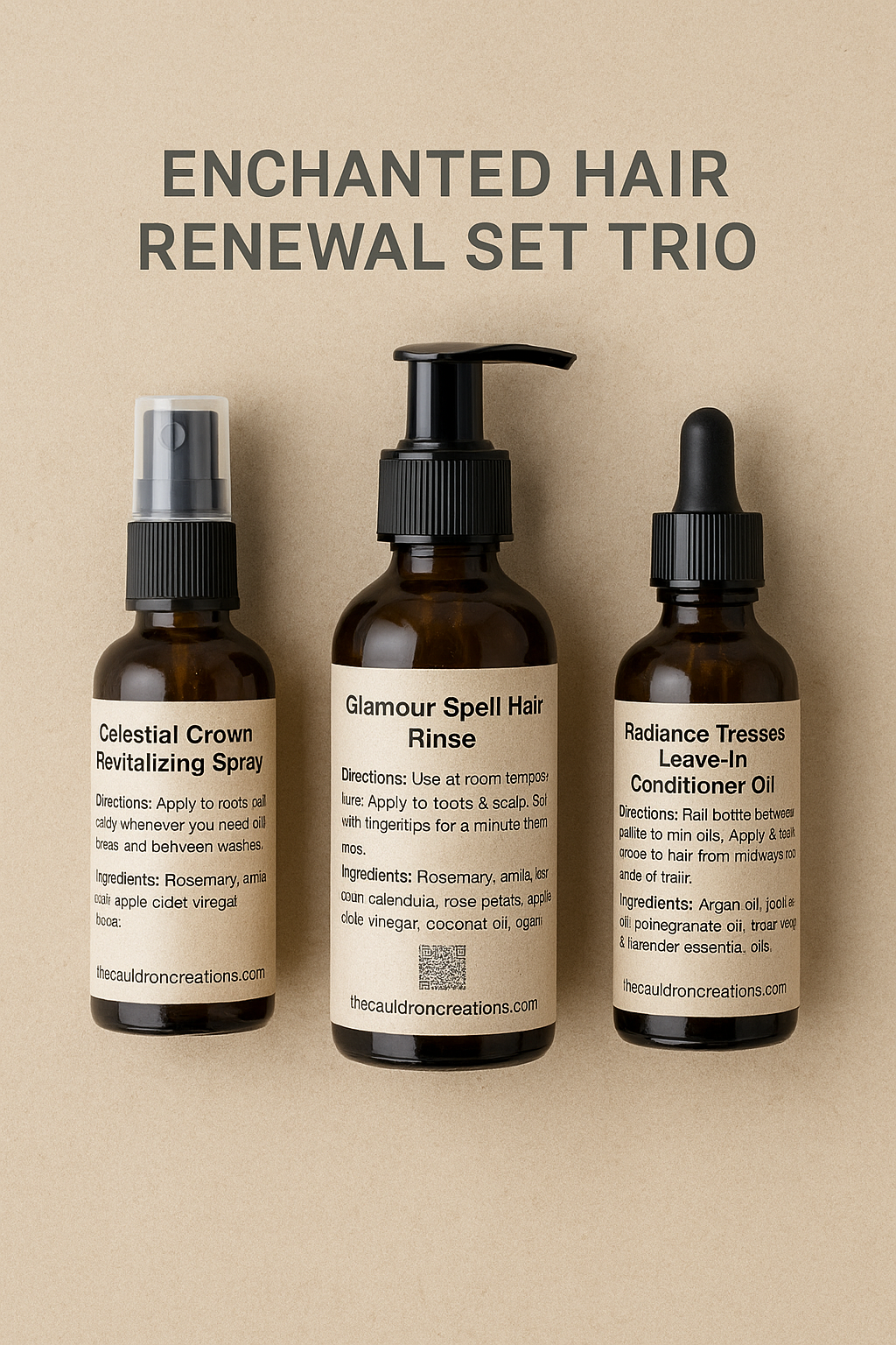 Enchanted Hair Renewal Set - Three Items