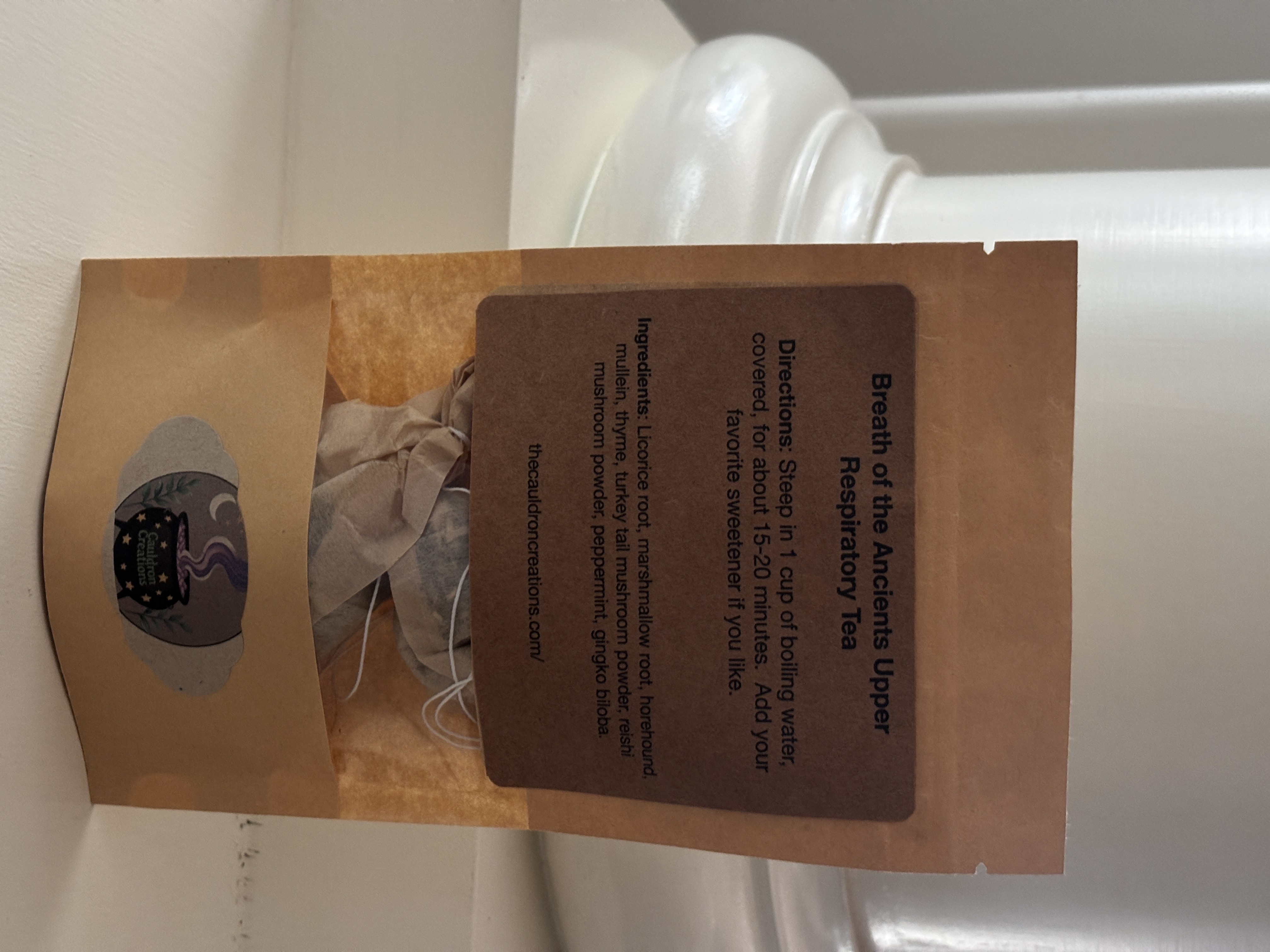 Breath of the Ancients Upper Respiratory Tea (single tea bag or pack of 7)