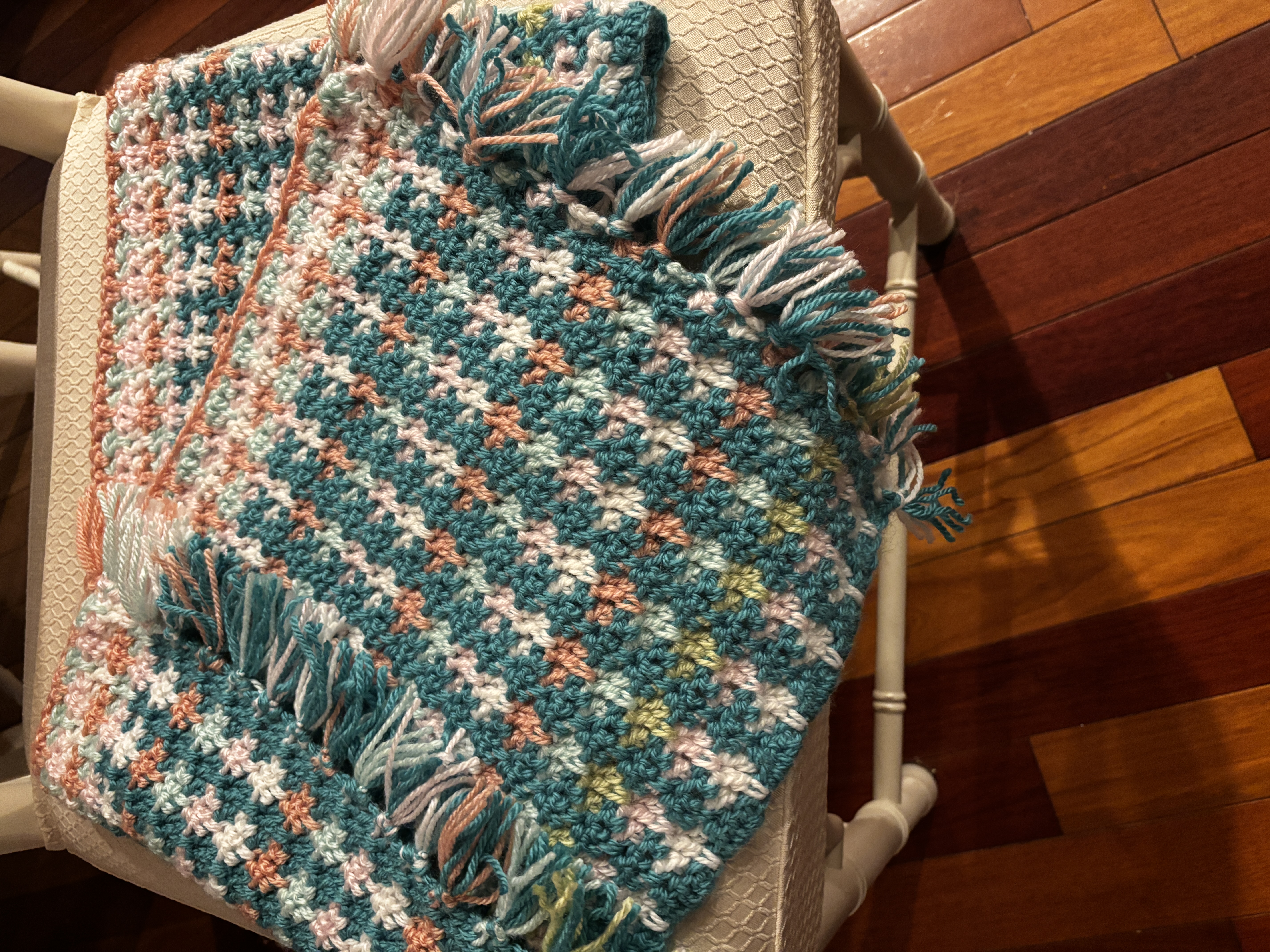 Whimsical Crocheted Wrap