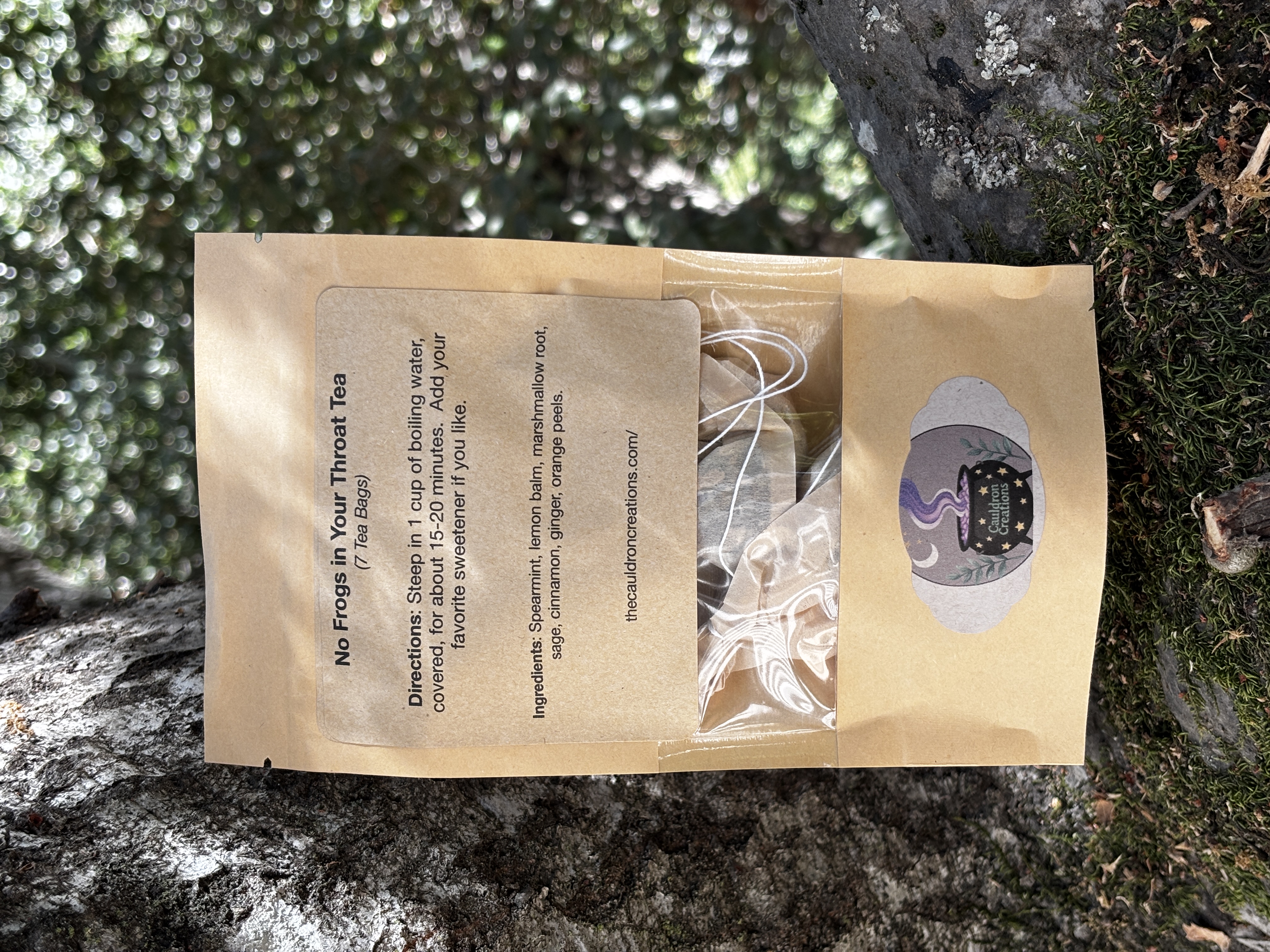 No Frogs in Your Throat Tea (single bag or pack of 7)