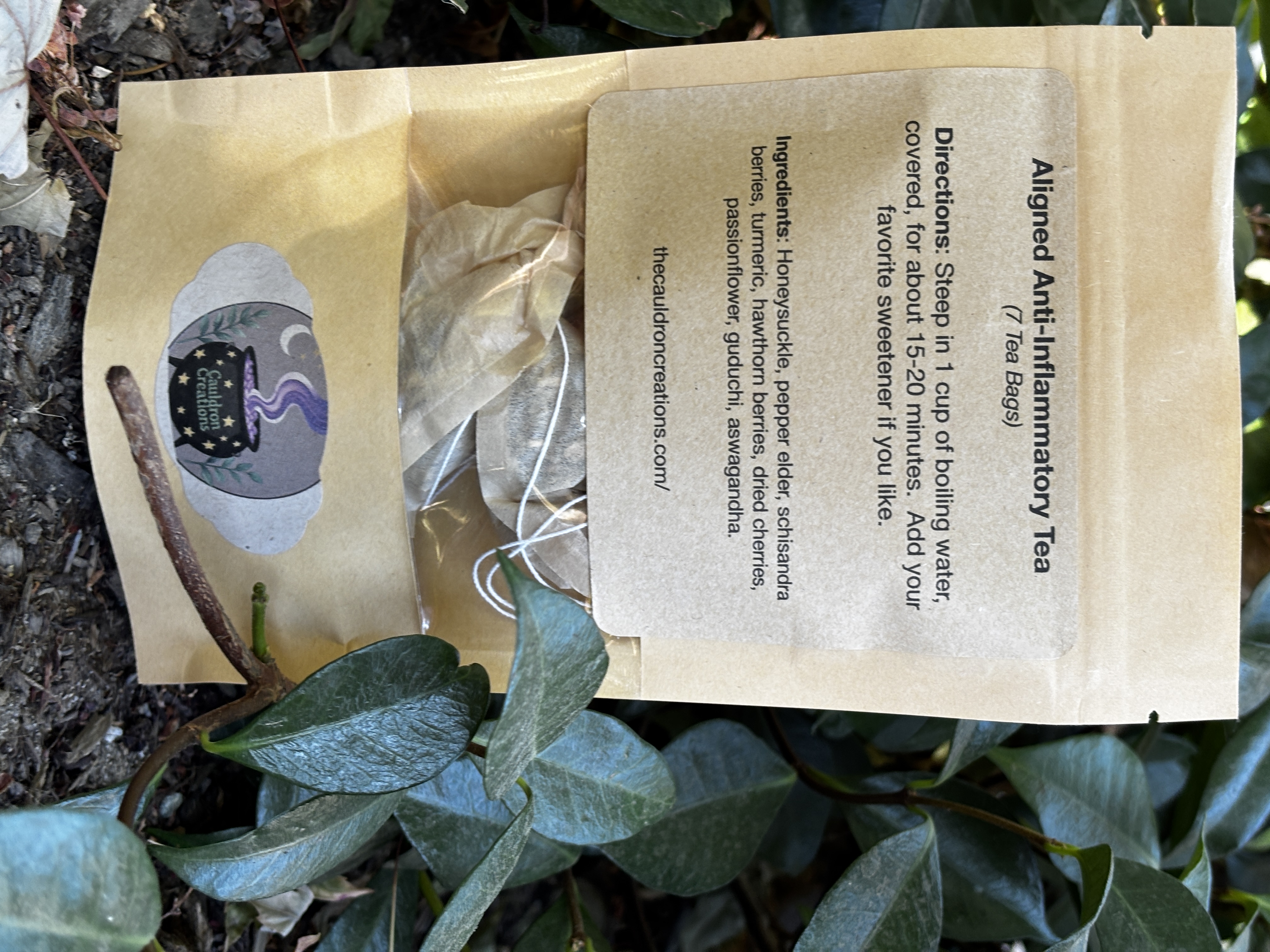 Aligned Anti-Inflammatory Tea  (single bag or pack of 7)