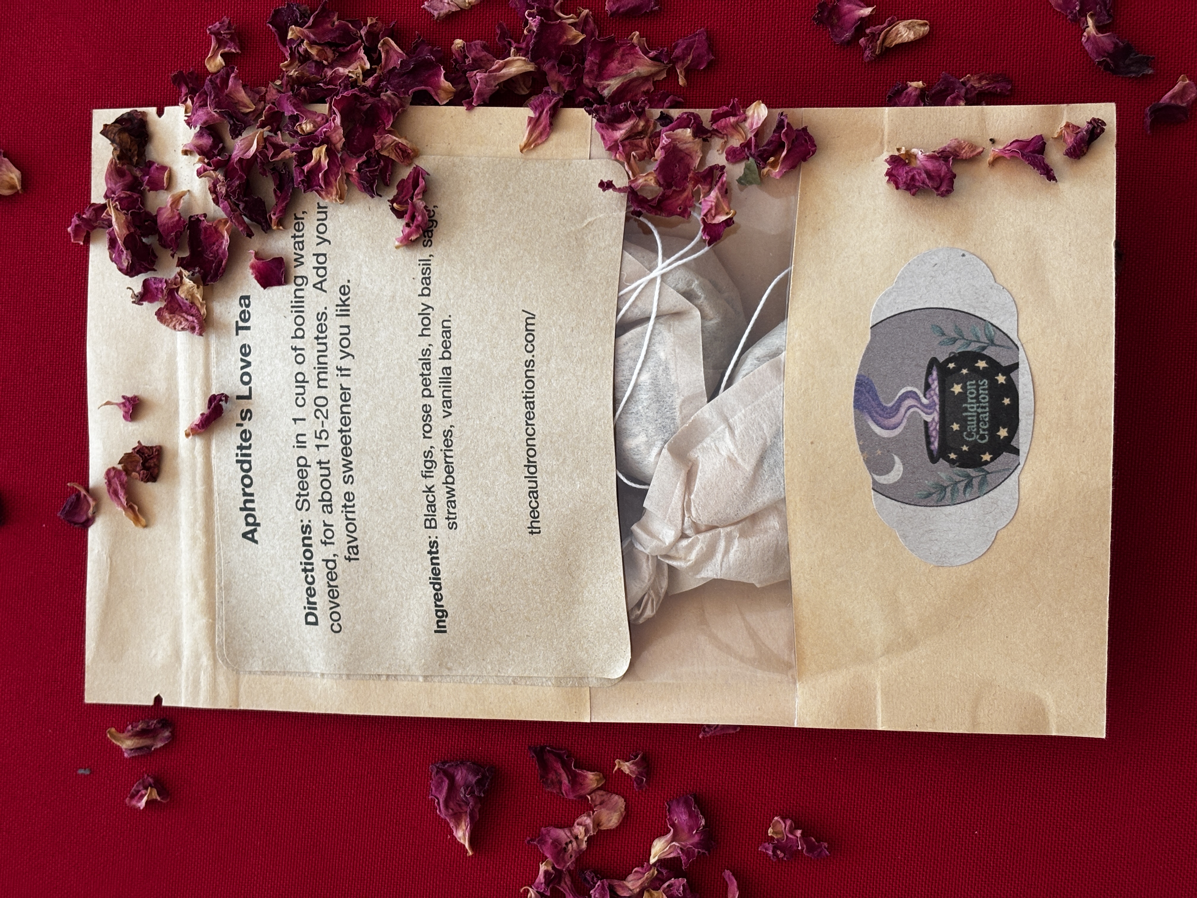 Aphrodite's Love Tea (single bag or pack of 7)