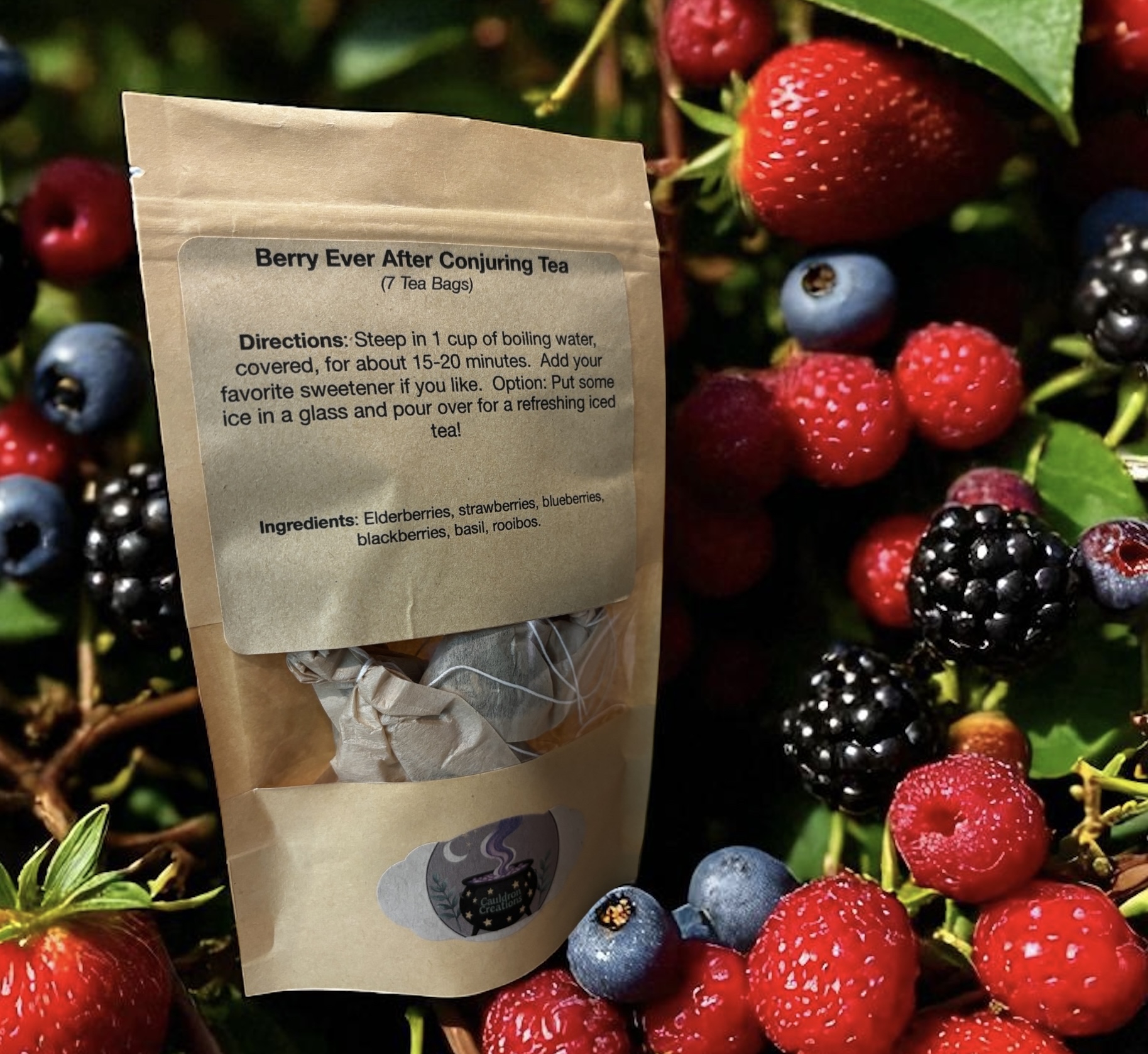 Berry Ever After Conjuring Tea (single bag or pack of 7)