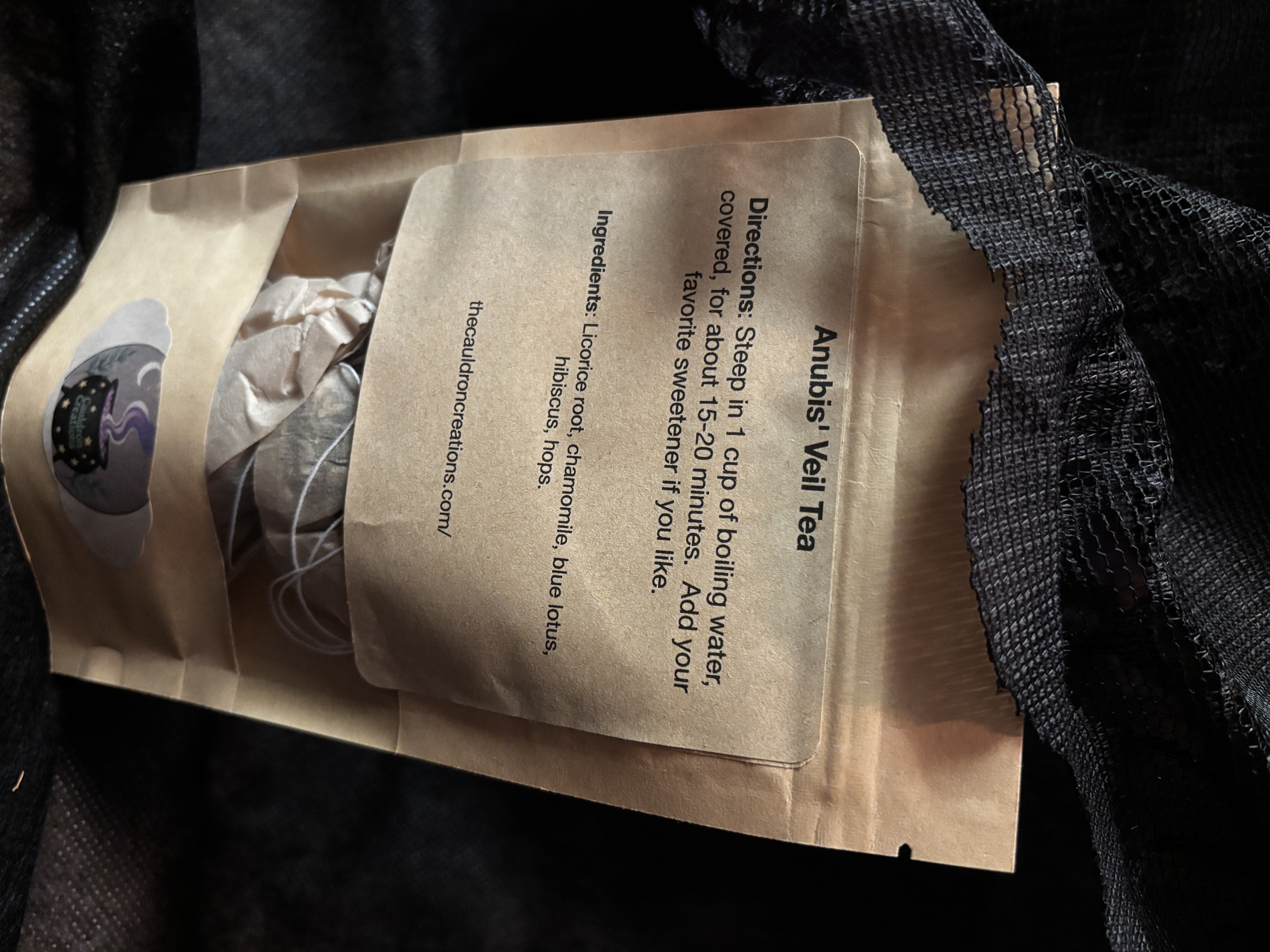 Anubis' Veil Tea (single bag or pack of 7)