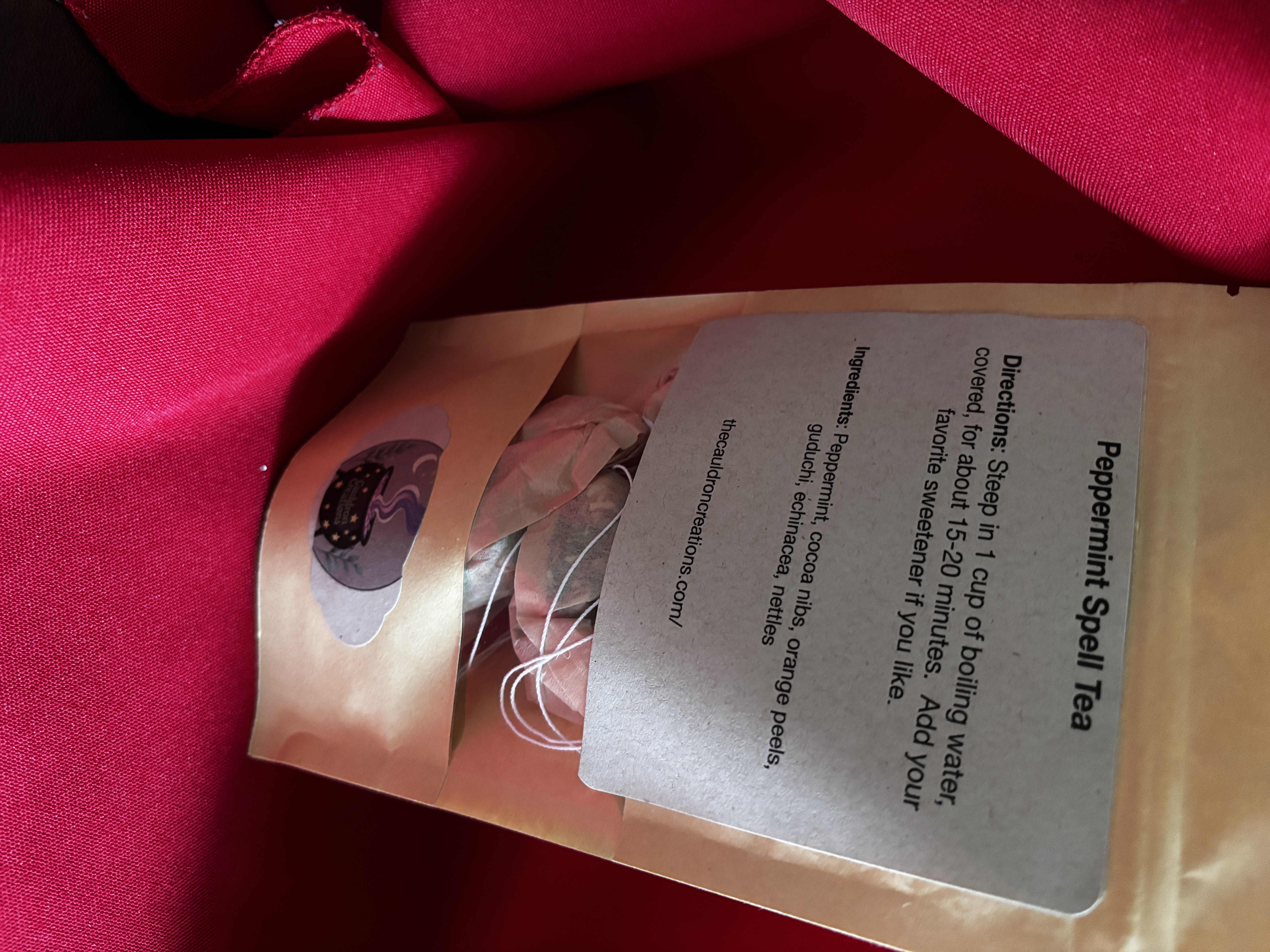 Peppermint's Spell Tea (single tea bag or 7 teabags)