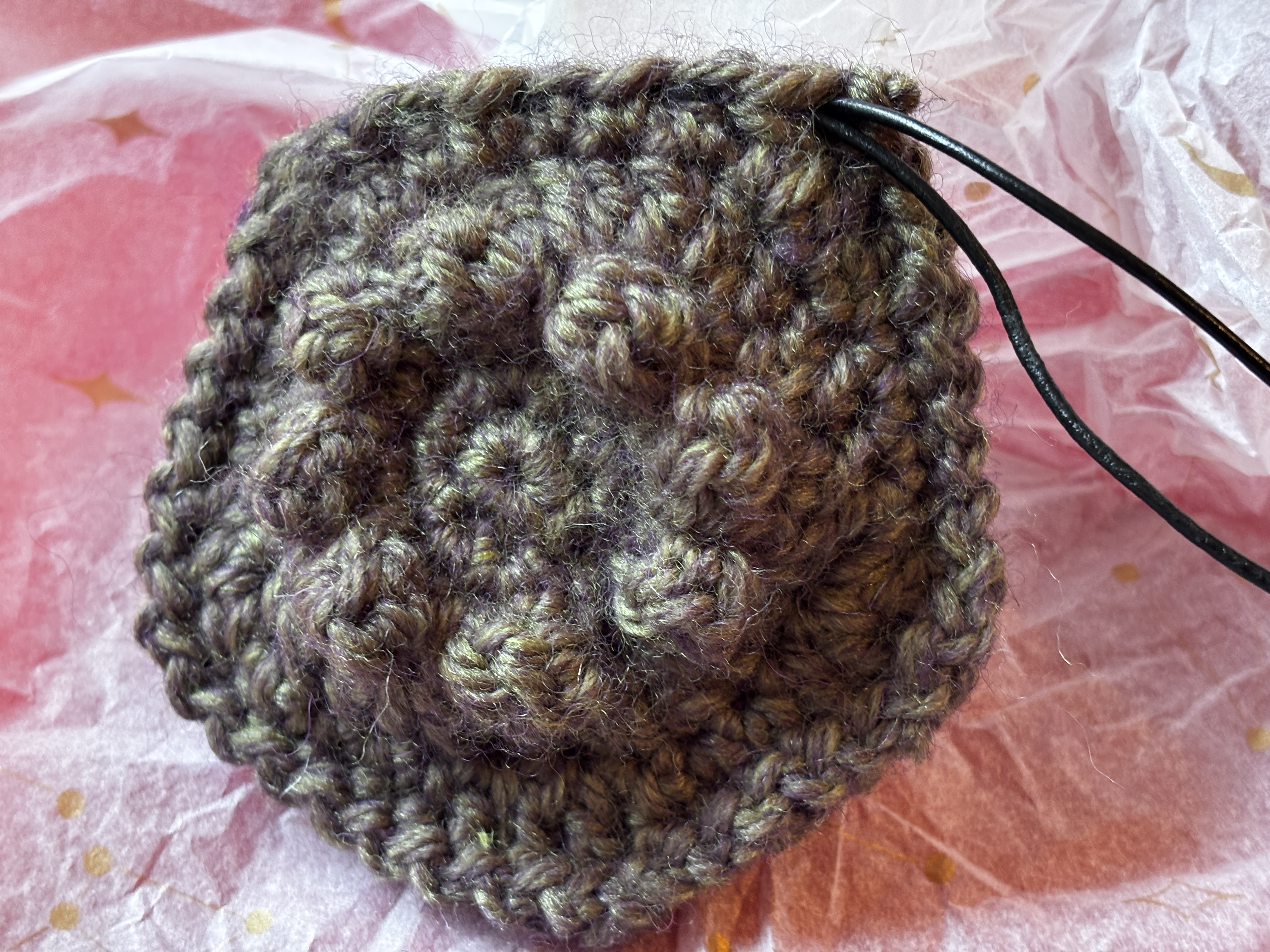 Enchanted Crochet Mojo Bag – Olive Green
