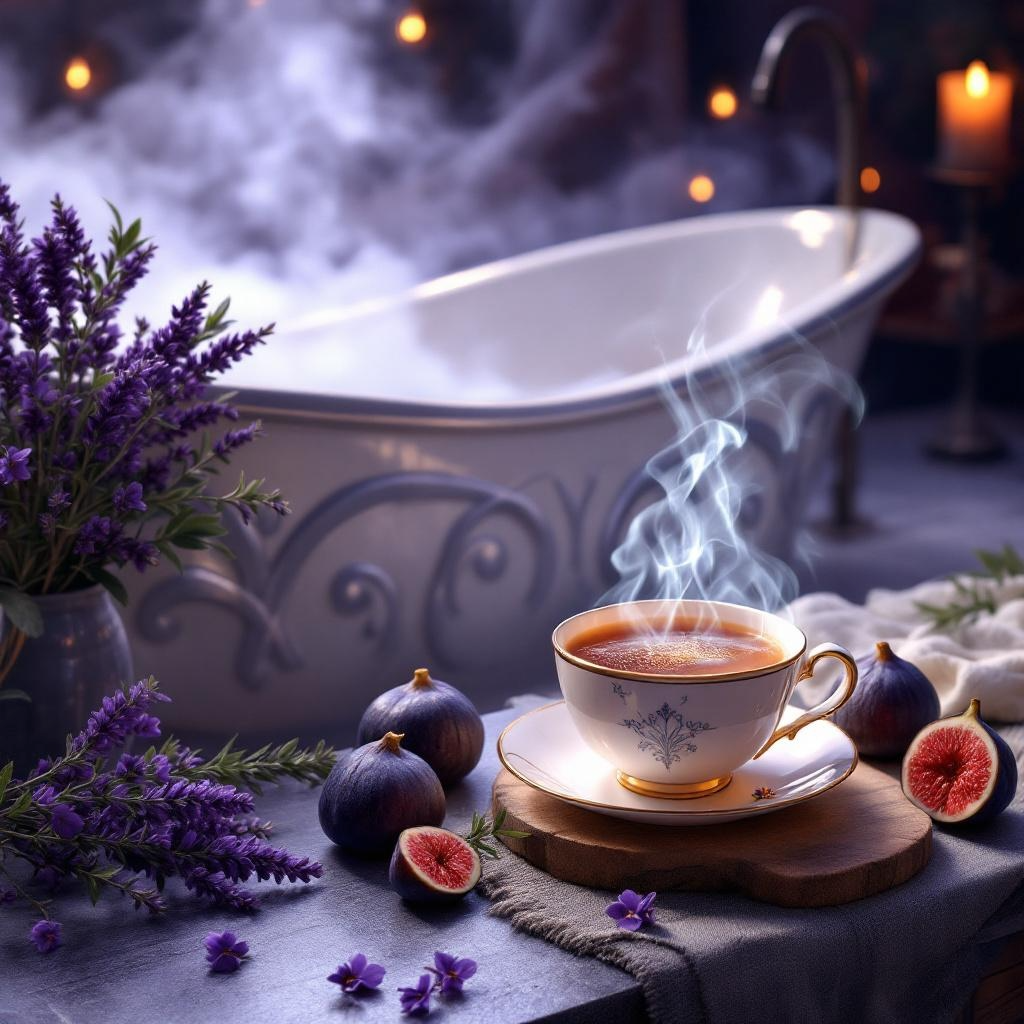 Season of the Witch Bath and Sipping Tea