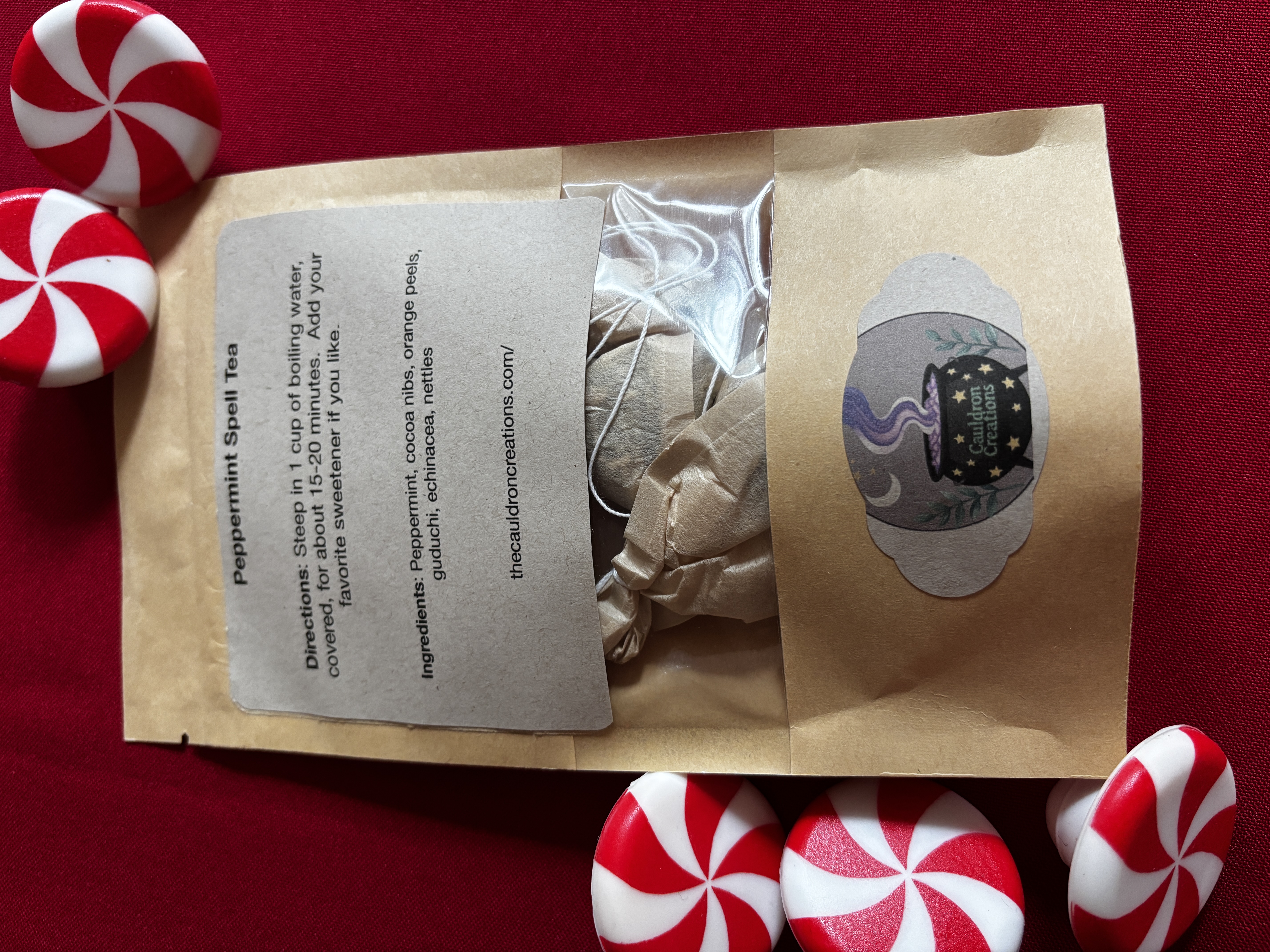 Peppermint's Spell Tea (single tea bag or 7 teabags)
