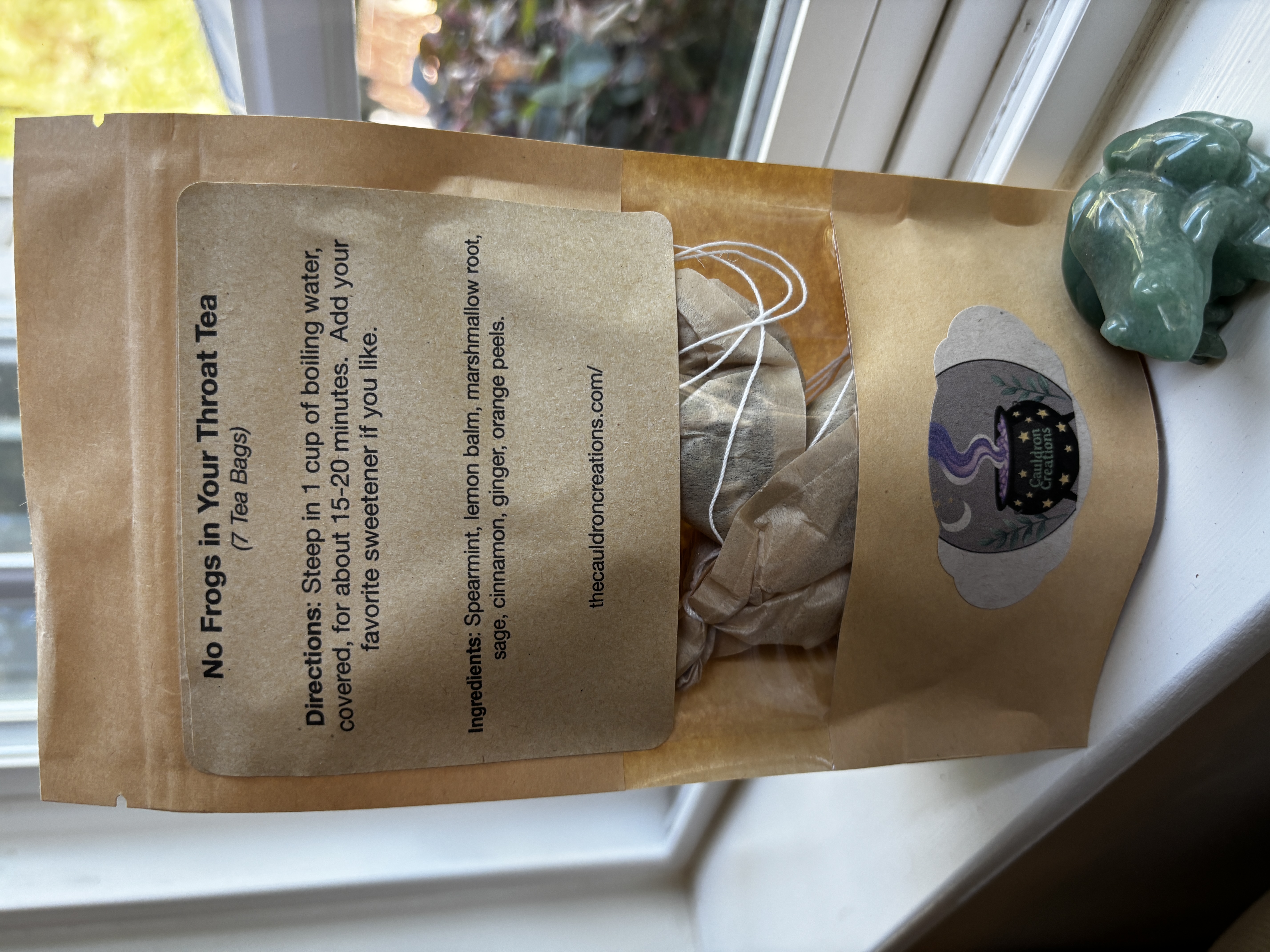 No Frogs in Your Throat Tea (single bag or pack of 7)