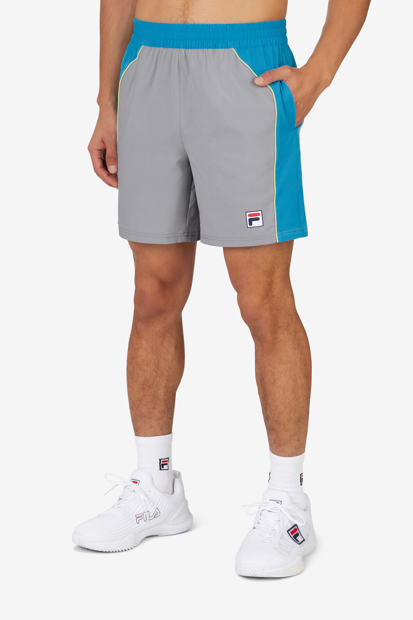 Backspin Color Block Short