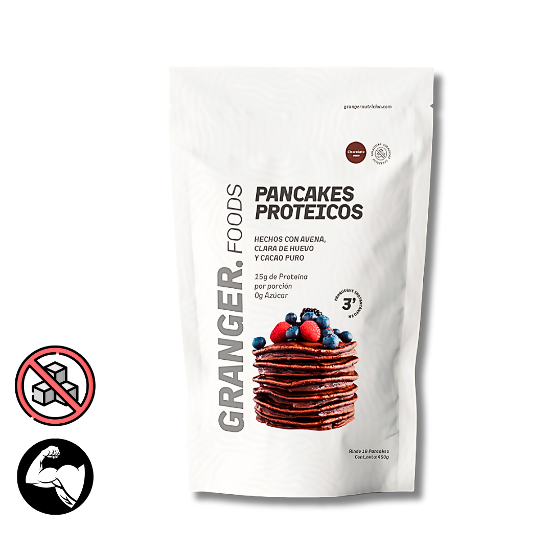 Premezcla Pancakes Proteicos sabor Chocolate x 400g - Granger