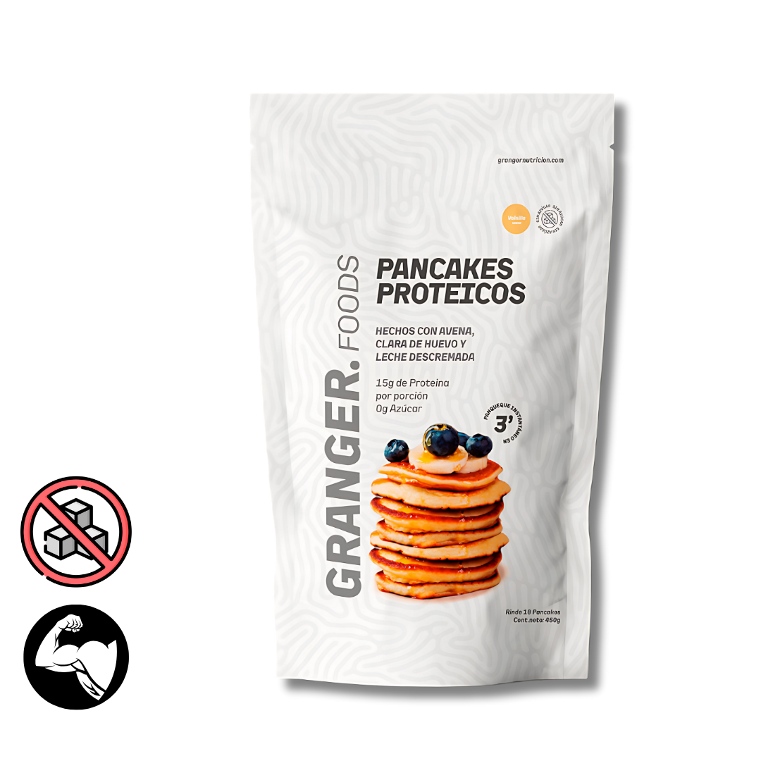 Premezcla Pancakes Proteicos sabor Vainilla x 400g - Granger