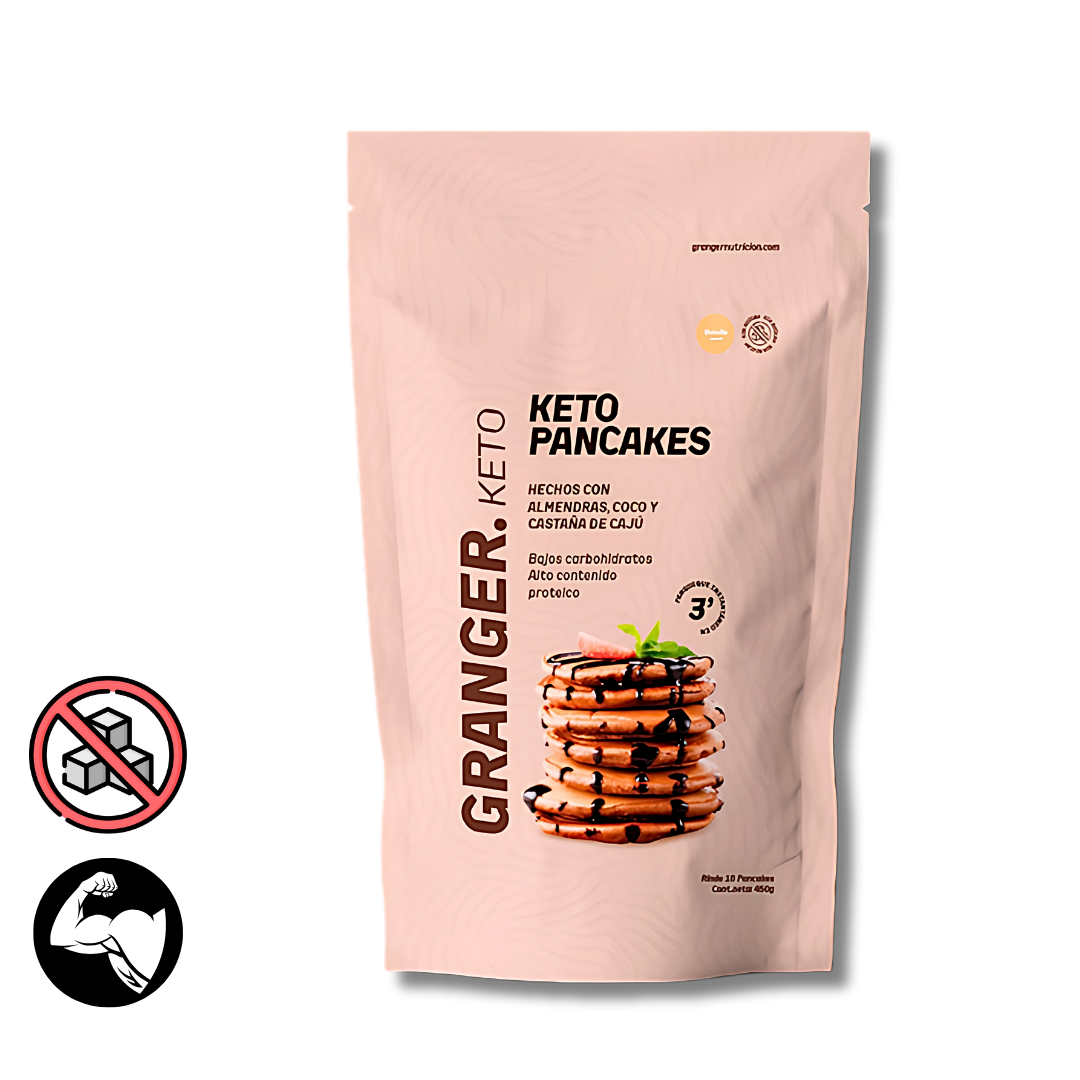 Premezcla Keto Pancakes Sabor Vainilla x 400g - Granger