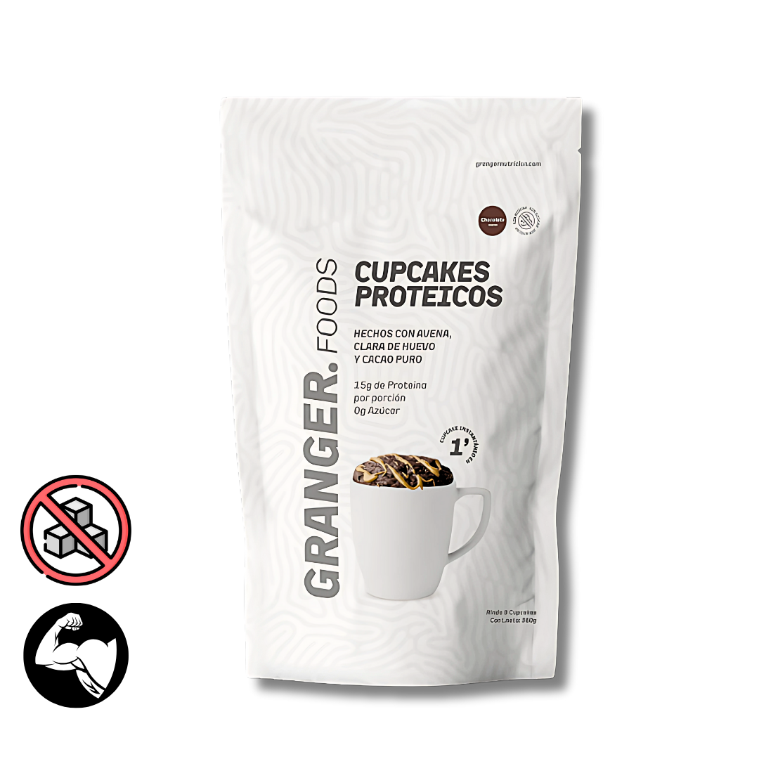 Premezcla Cupcakes Proteicos sabor Chocolate x 360g - Granger