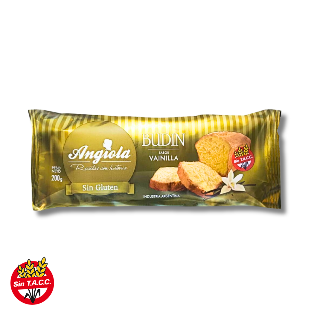 Budin Angiola de Vainilla x 200gr - Angiola