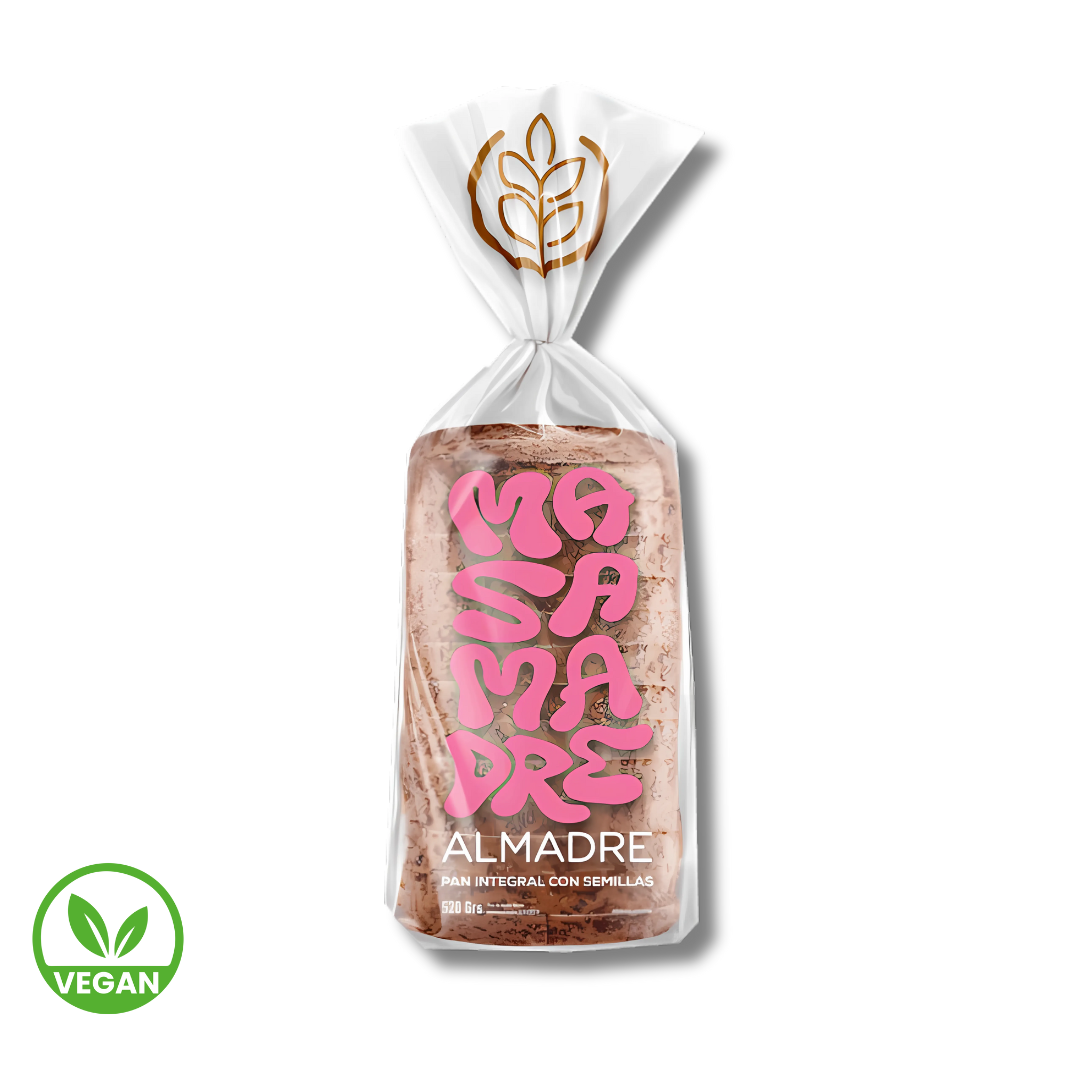 Pan de Molde Integral con Semillas x 520g - Almadre