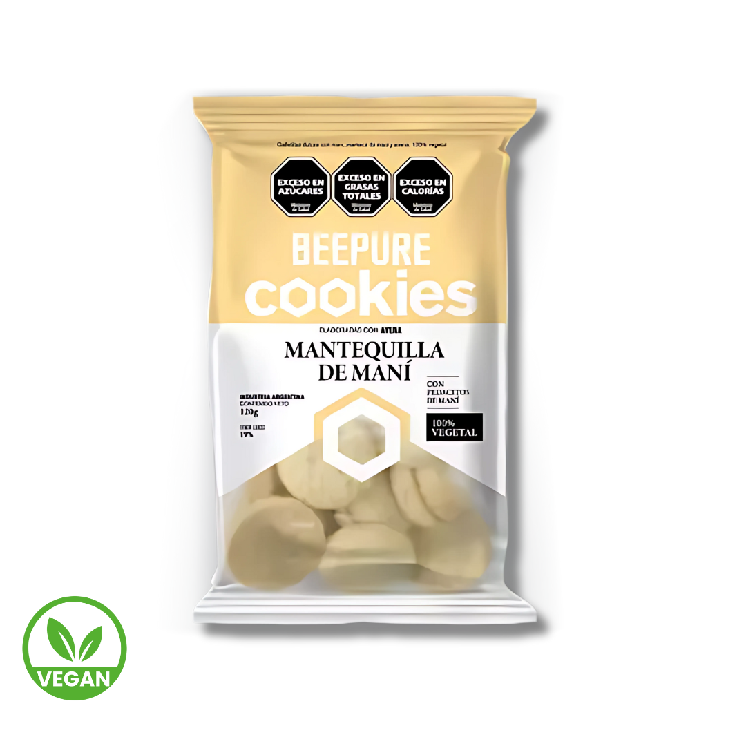 Cookies de Avena y Mantequilla de Mani x 120g - Beepure