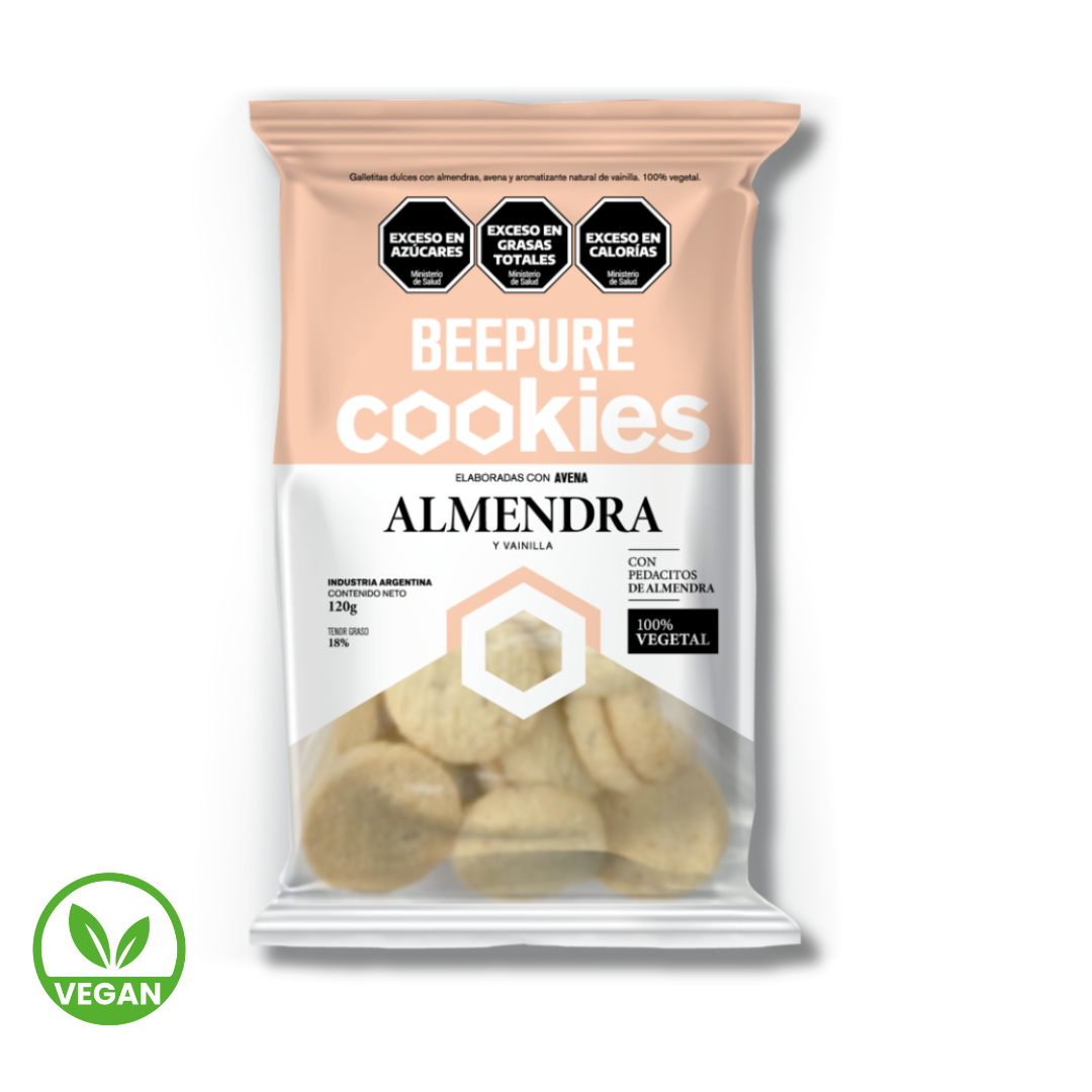 Cookies de Avena y Almendra x 120g - Beepure