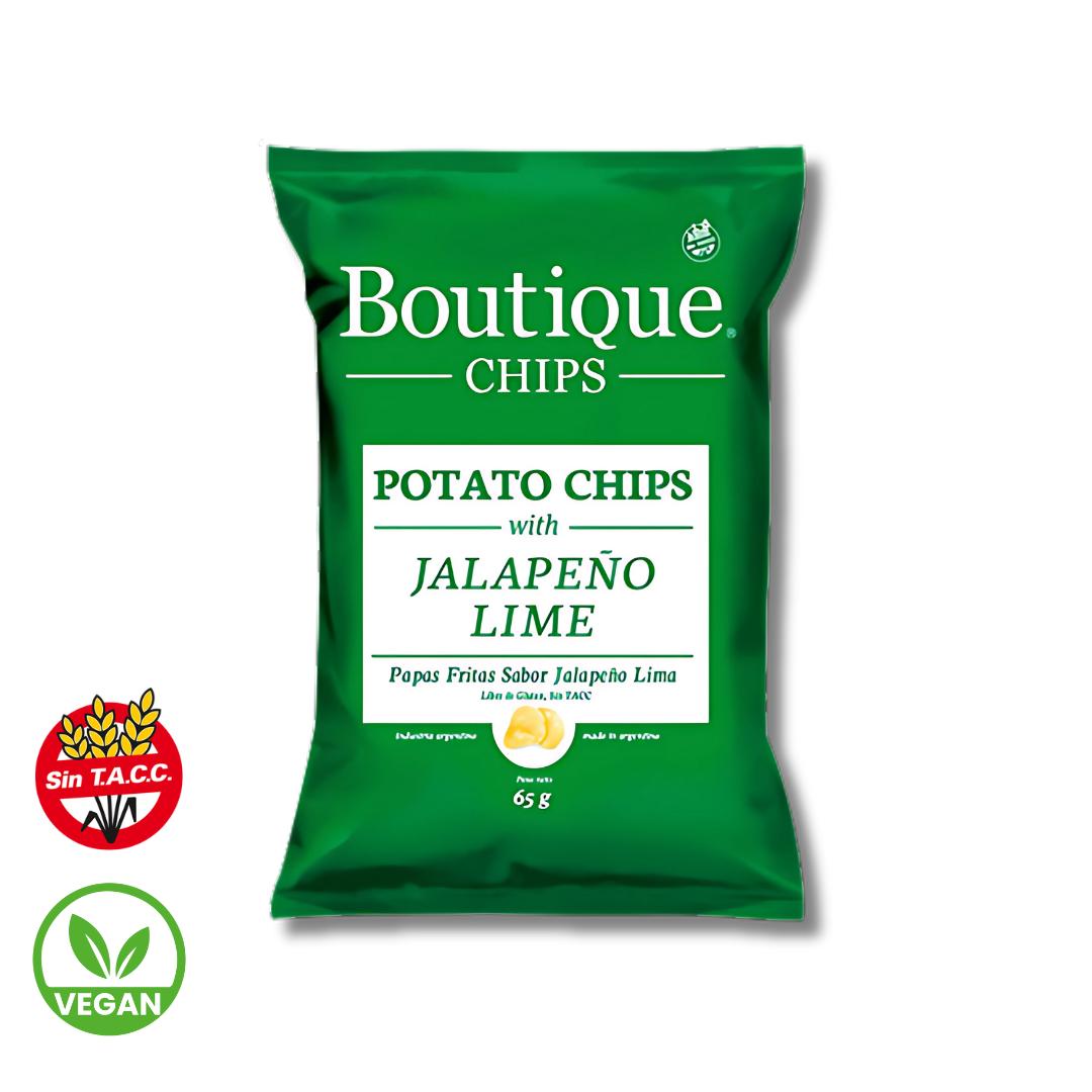 Chips de Papas Sabor Jalapeño Lima x 65g - Boutique Chips
