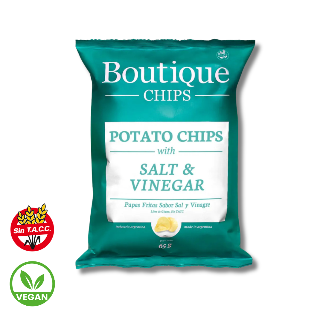 Chips de Papas Sabor Sal y Vinagre x 65g - Boutique Chips