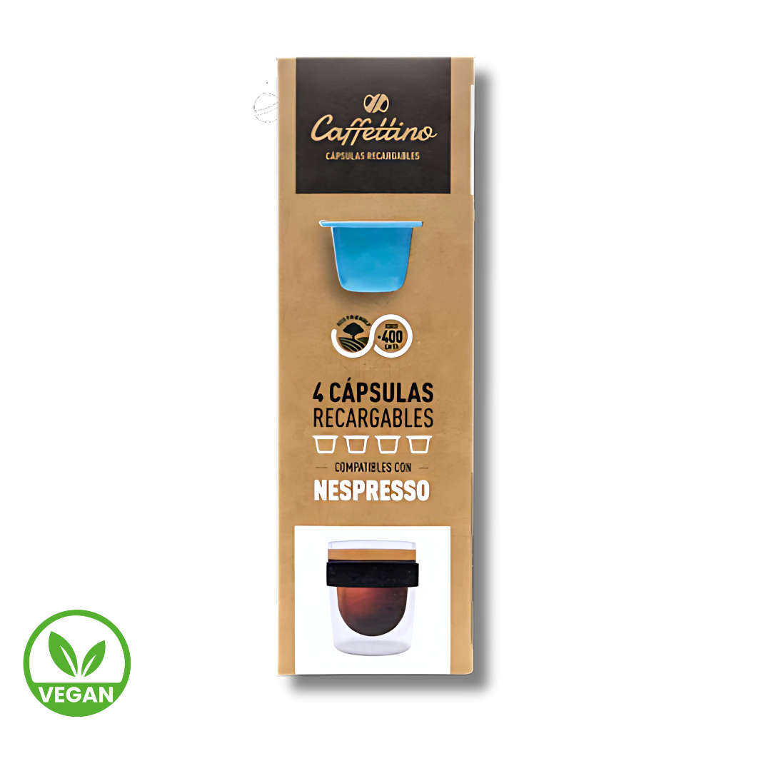 Capsulas recargables Nespresso (4u) - Caffettino
