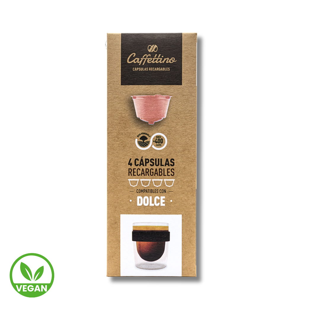 Capsulas recargables Dolce (4u) - Caffettino