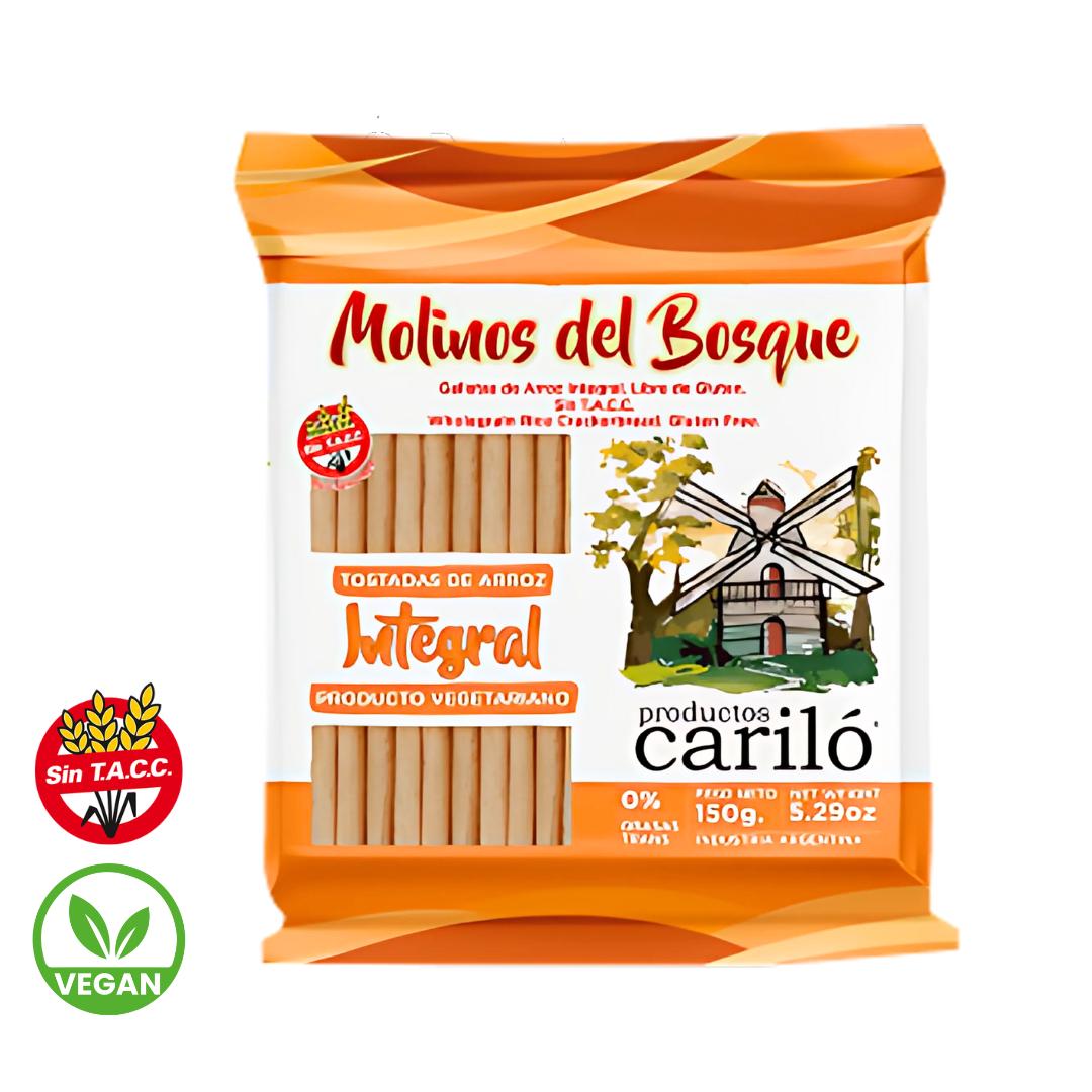 Galletas de Arroz Integrales x 150g - Carilo