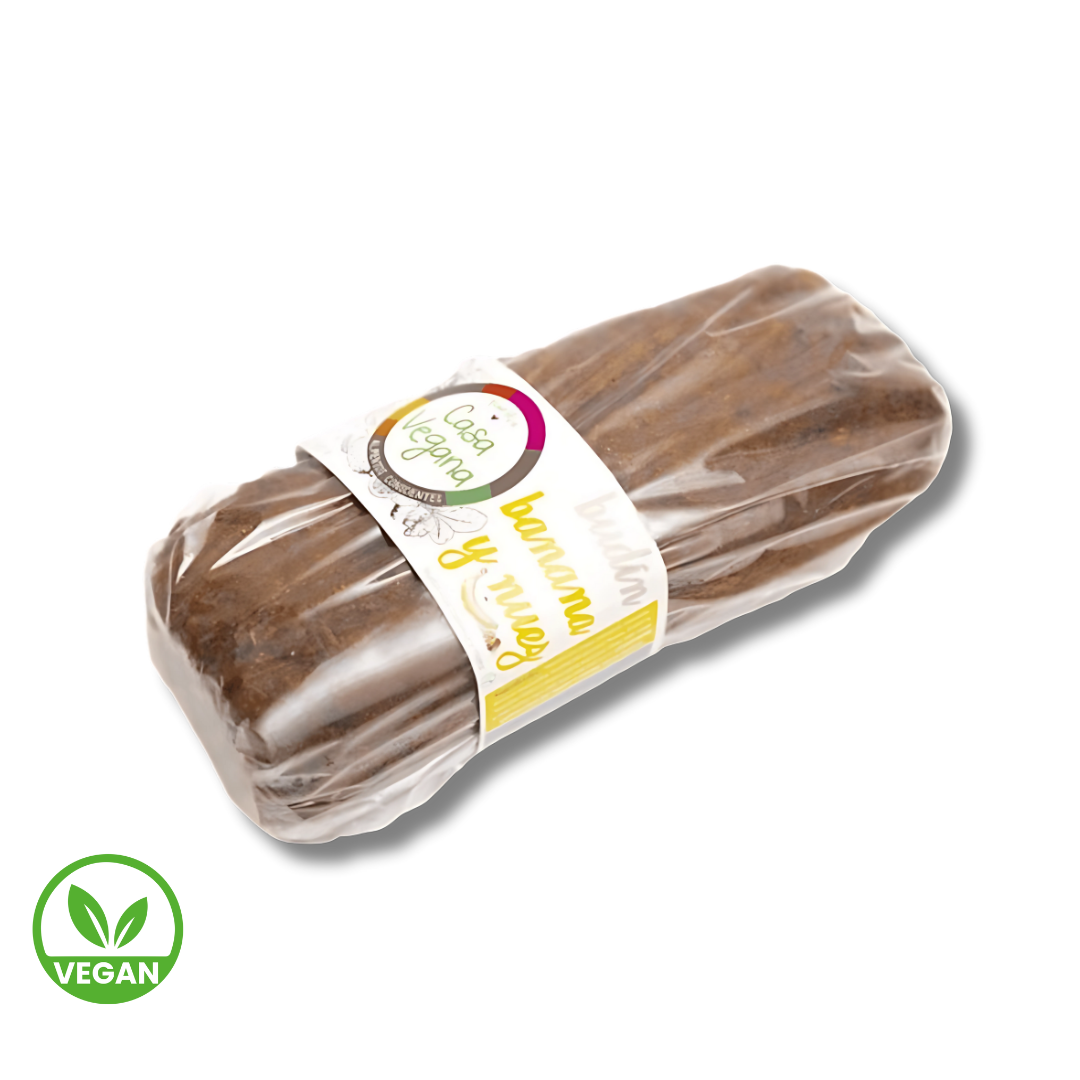Budines Banana y Nuez x 500g - Casa Vegana