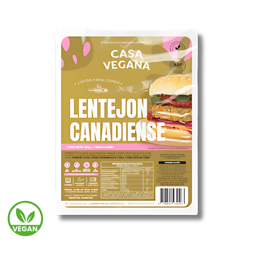 Hamburguesas Lentejon Canadiense x 400g - Casa Vegana