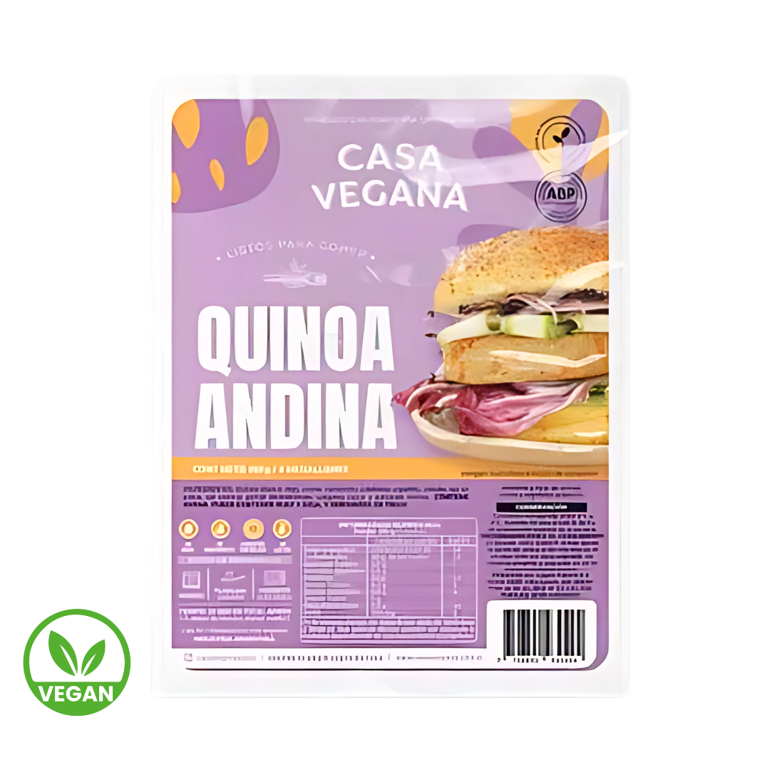 Hamburguesas Quinoa Andina x 400g - Casa Vegana