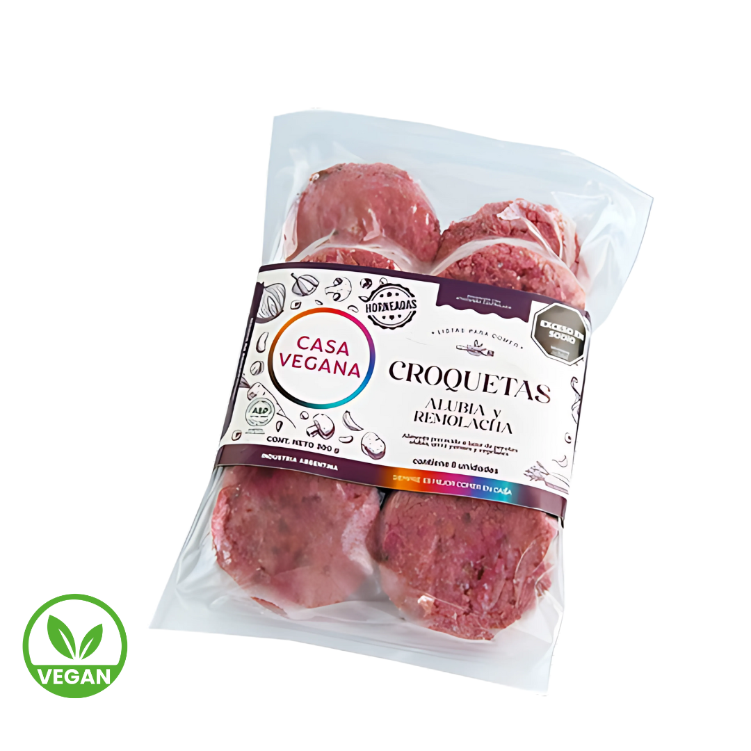 Croquetas Alubia y Remolacha x 300g - Casa Vegana