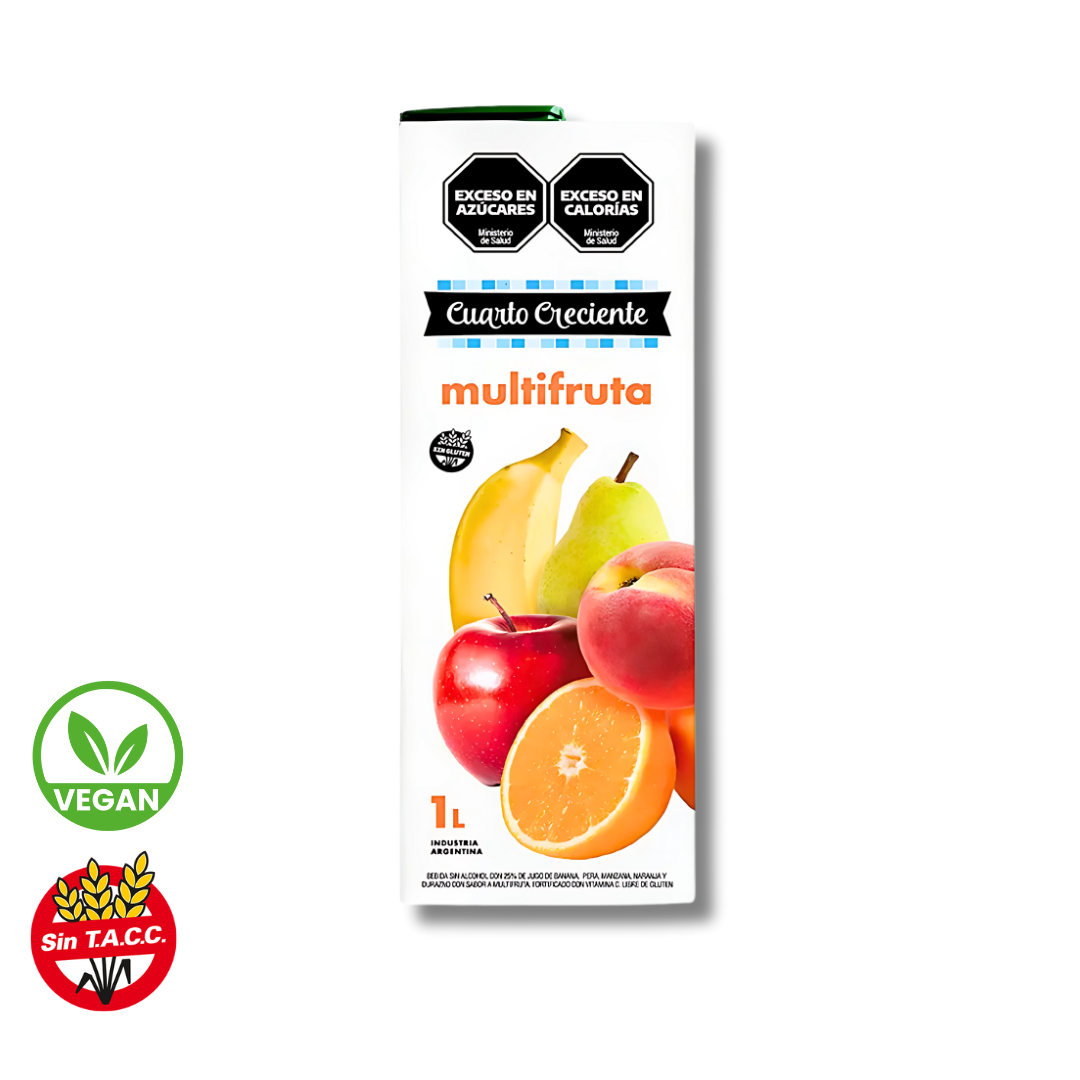 Jugo Tetra de Multifruta x 1l - Cuarto Creciente