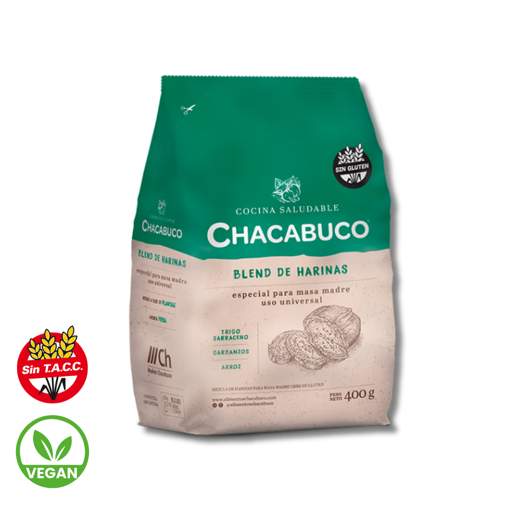 Blend de Harinas Especial para Masa Madre x 400g - Chacabuco