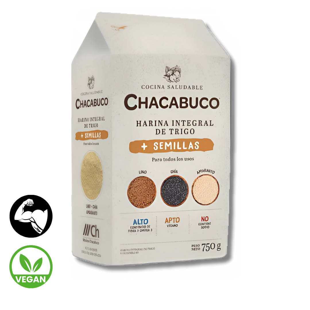 Harina Integral + Semillas x 750g - Chacabuco