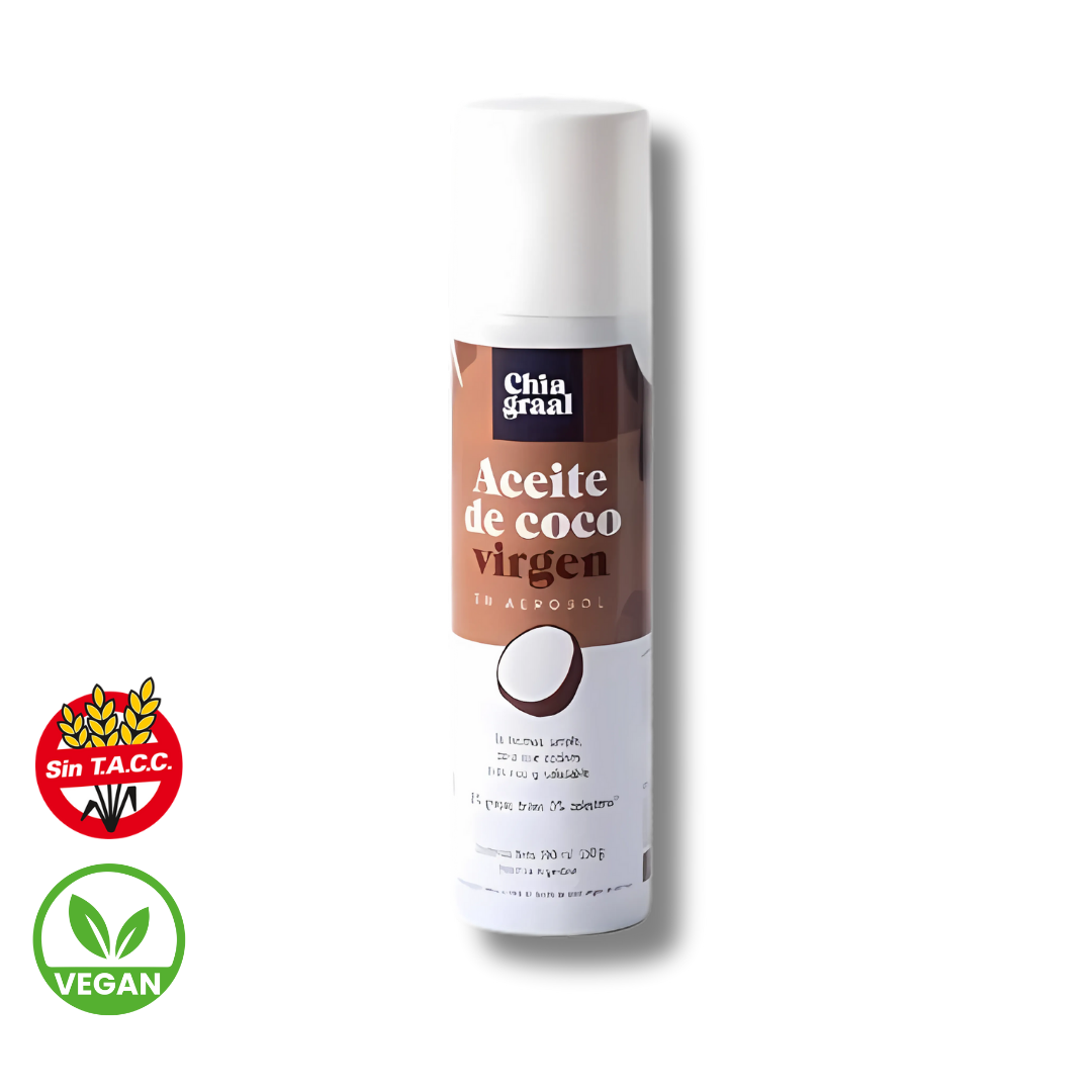 Aceite de Coco Virgen en Aerosol x 190ml - Chia Graal