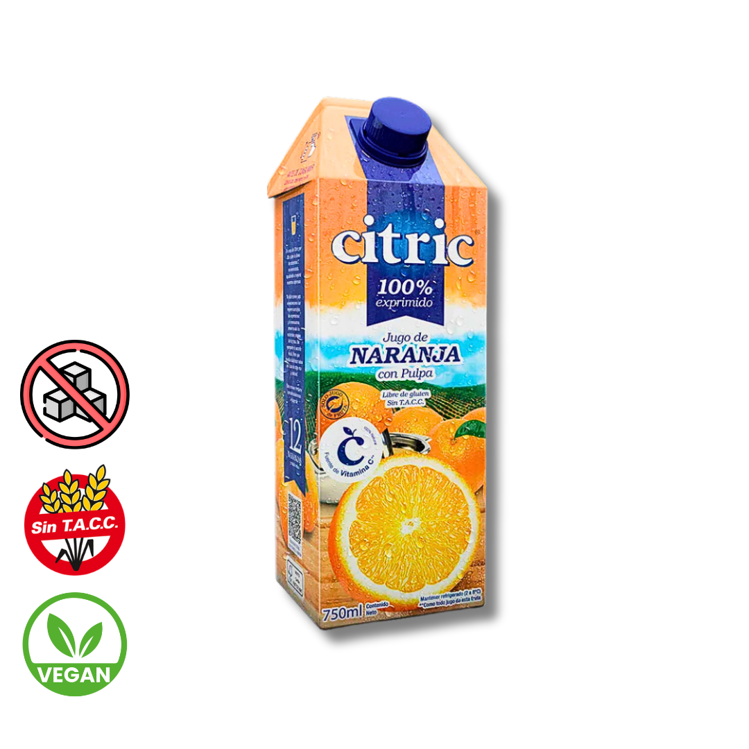 Jugo de Naranja con Pulpa x 750ml - Citric