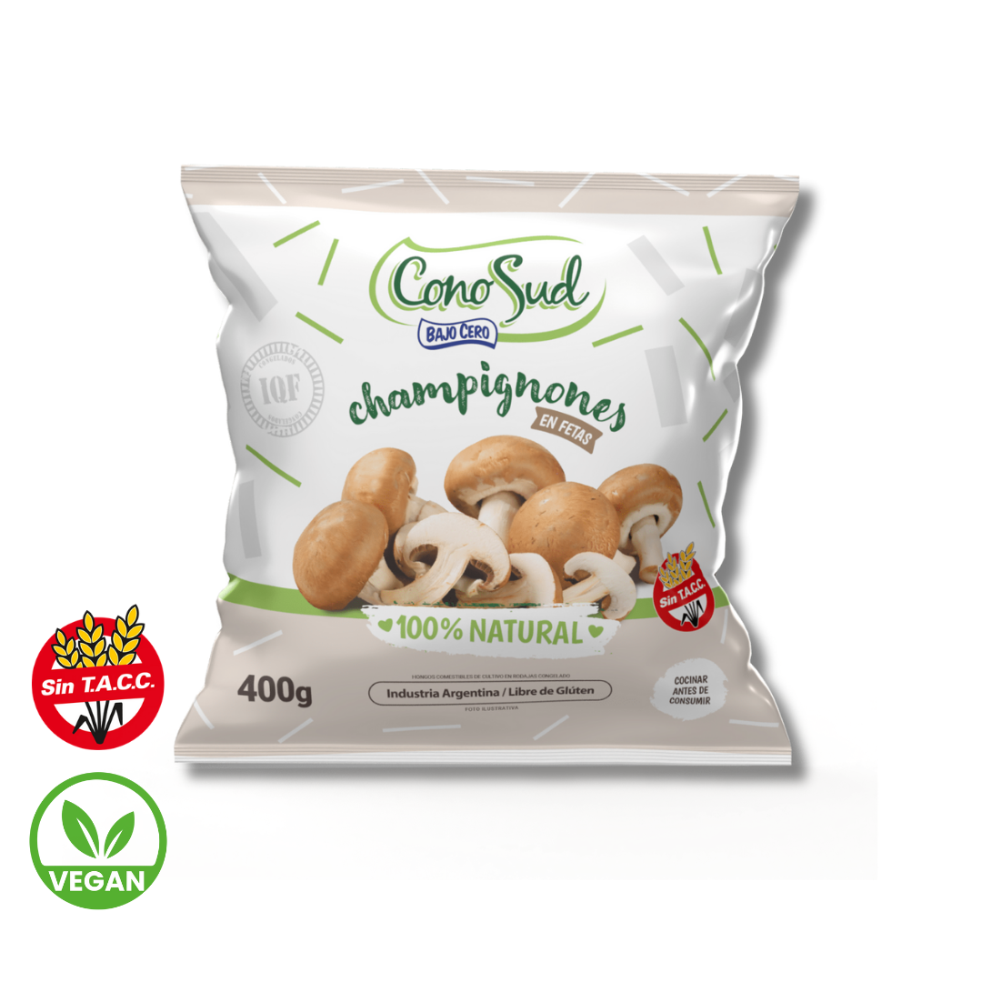 Champignon en fetas x 400g - Conosud